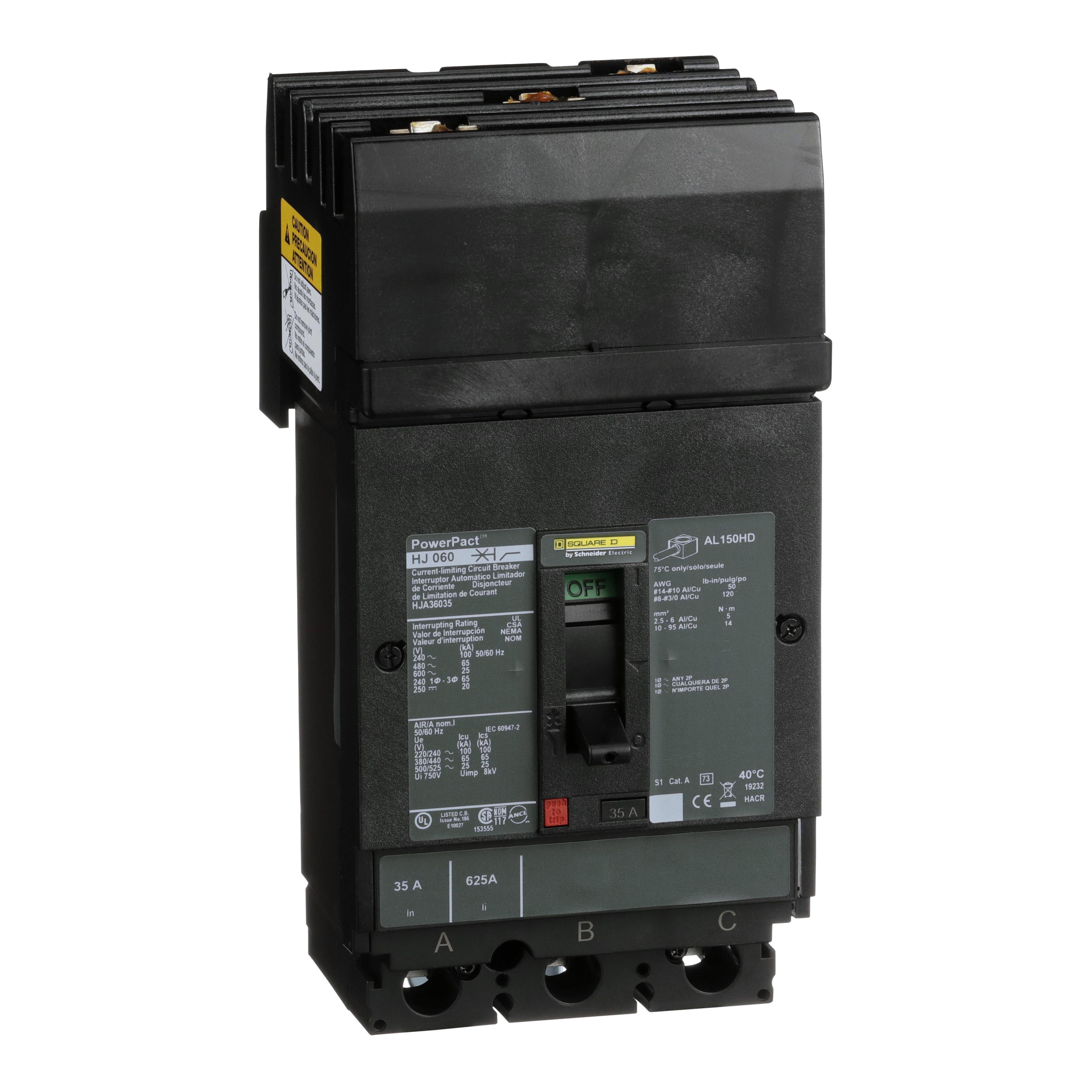 Square D™ HJA36035 Molded Case Circuit Breakers