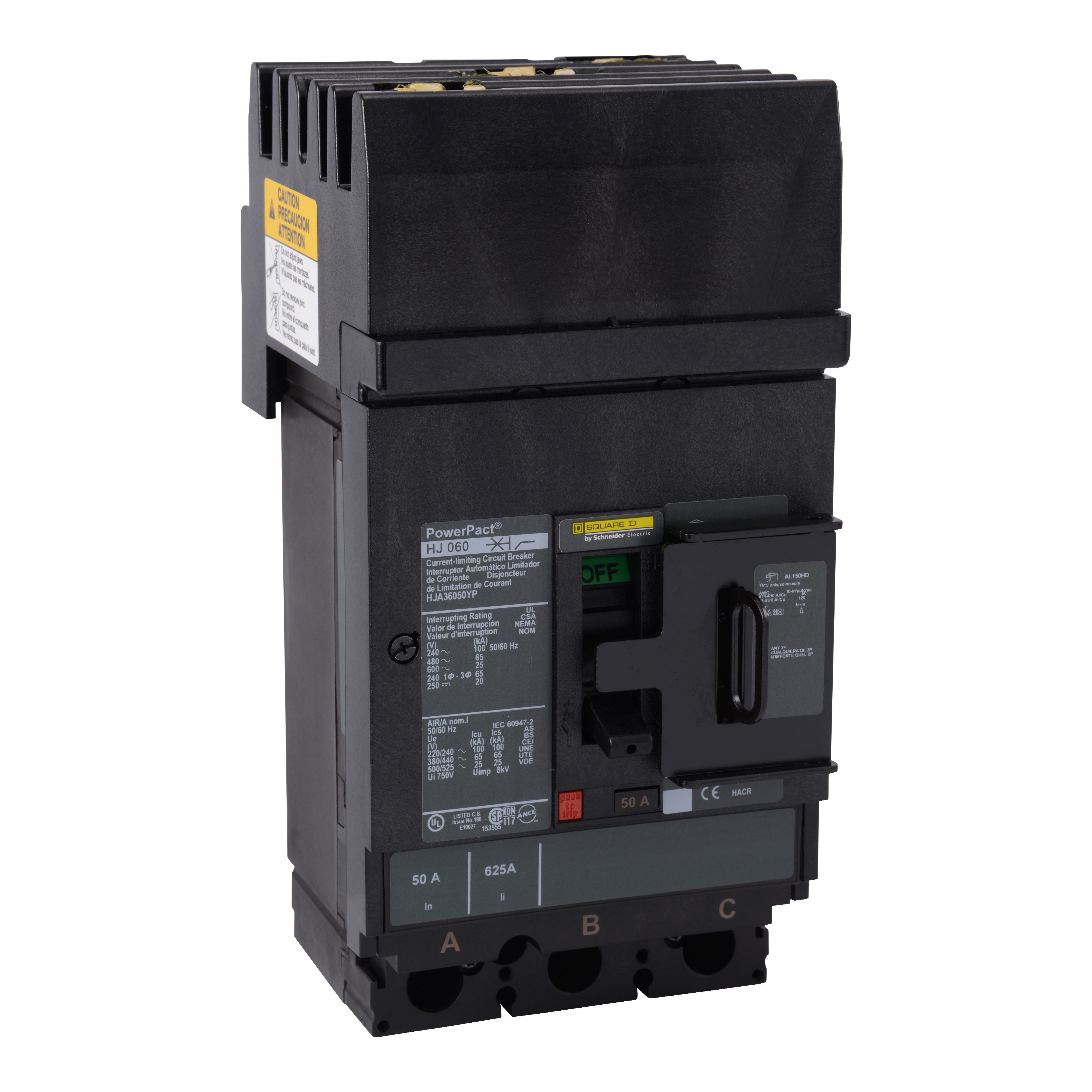 Square D™ HJA36050YP Molded Case Circuit Breakers