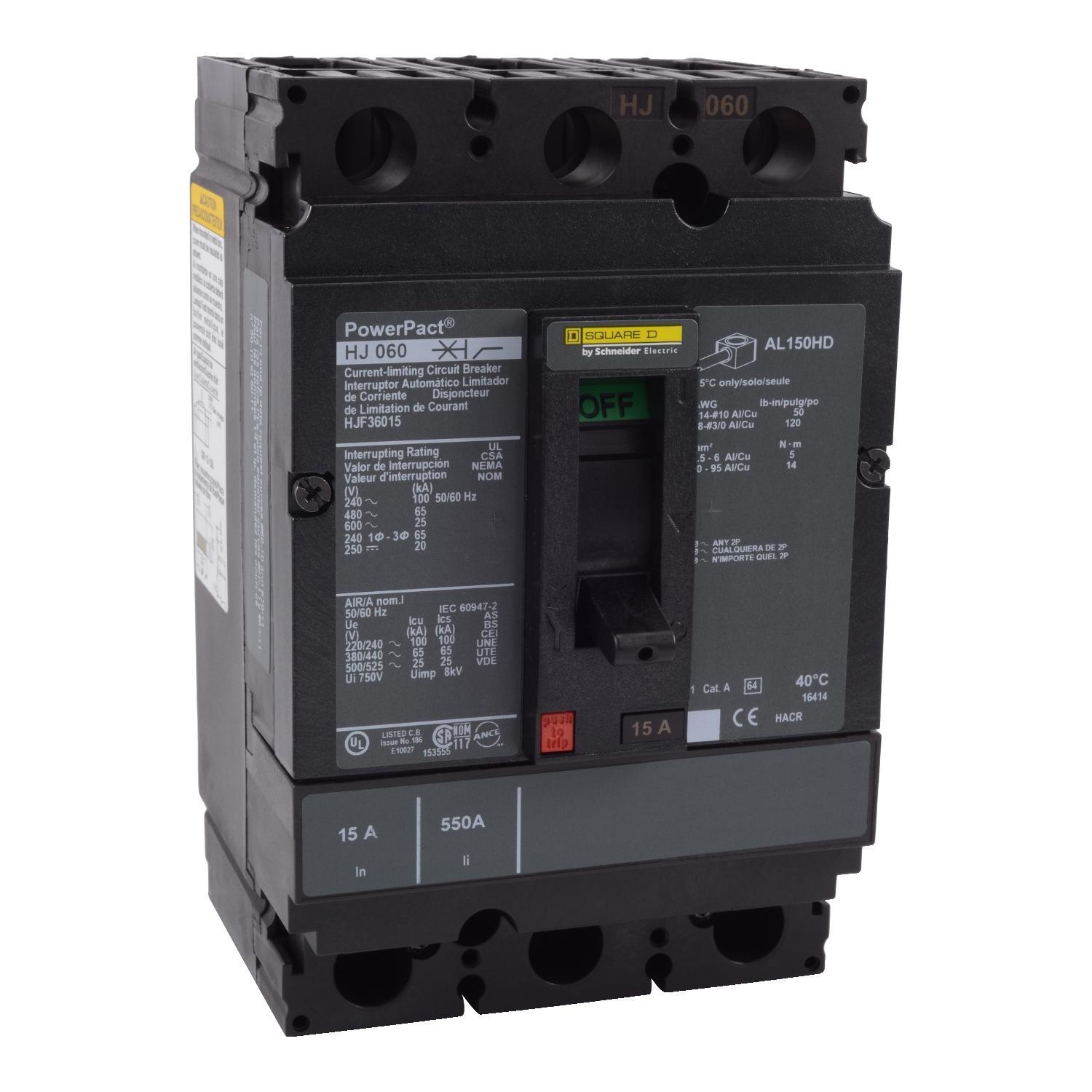 Square D™ HJF36020 Molded Case Circuit Breakers