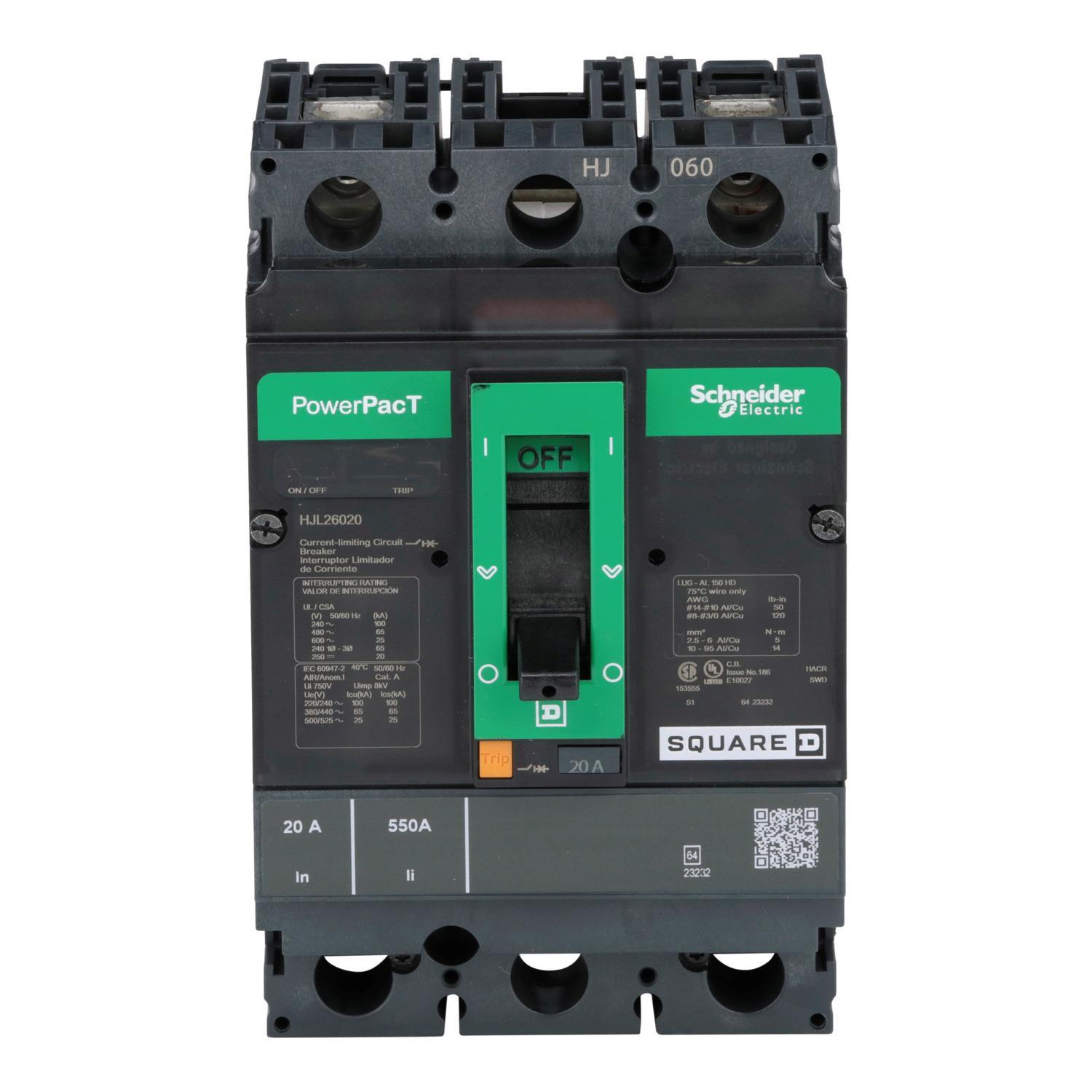 Square D™ HJL26020 Molded Case Circuit Breakers