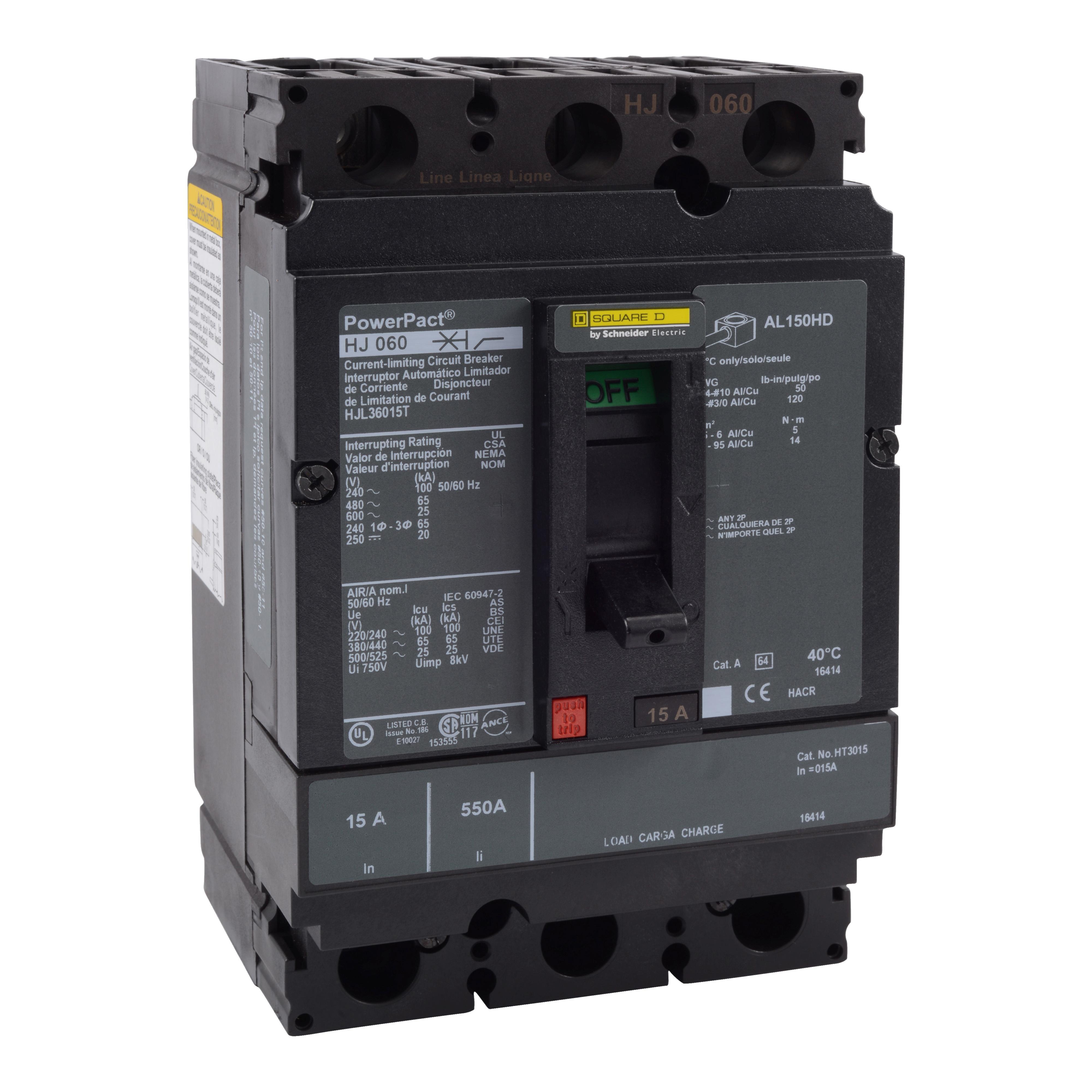 Square D™ HJL36015T Molded Case Circuit Breakers