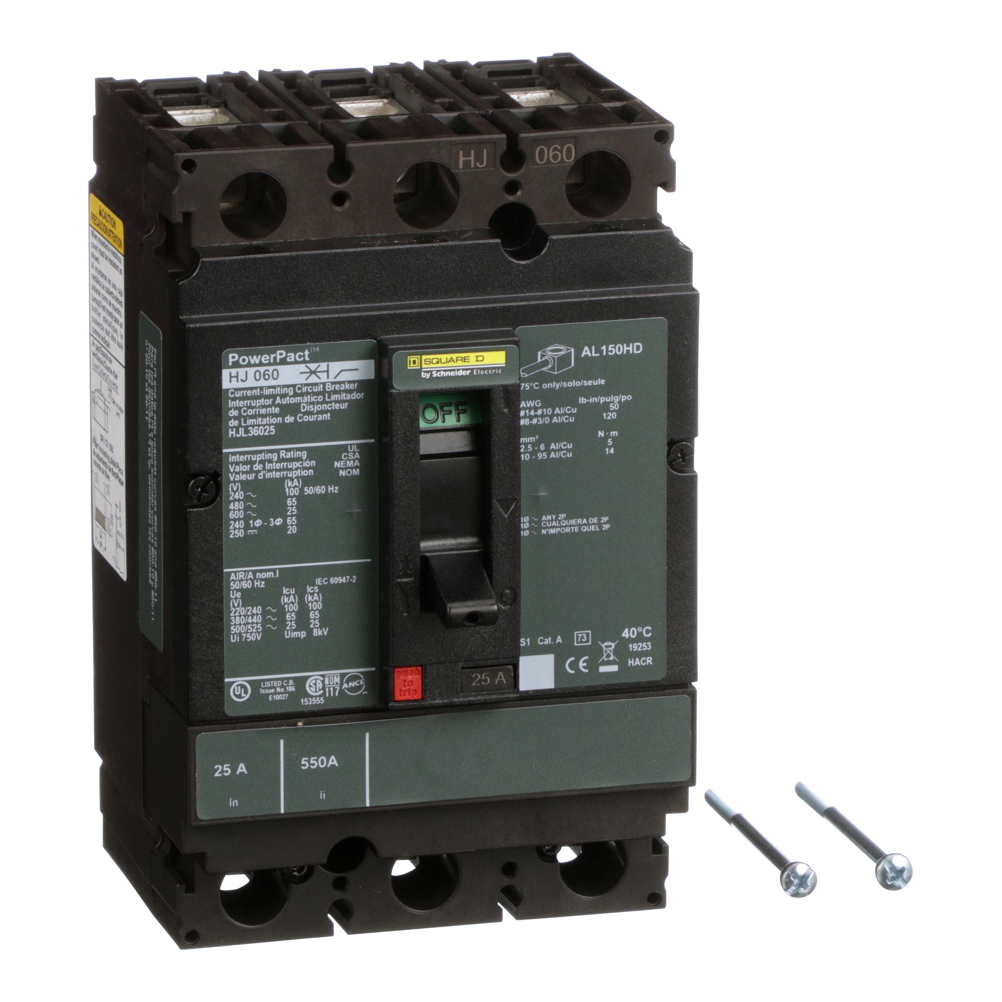 Square D™ HJL36025 Molded Case Circuit Breakers