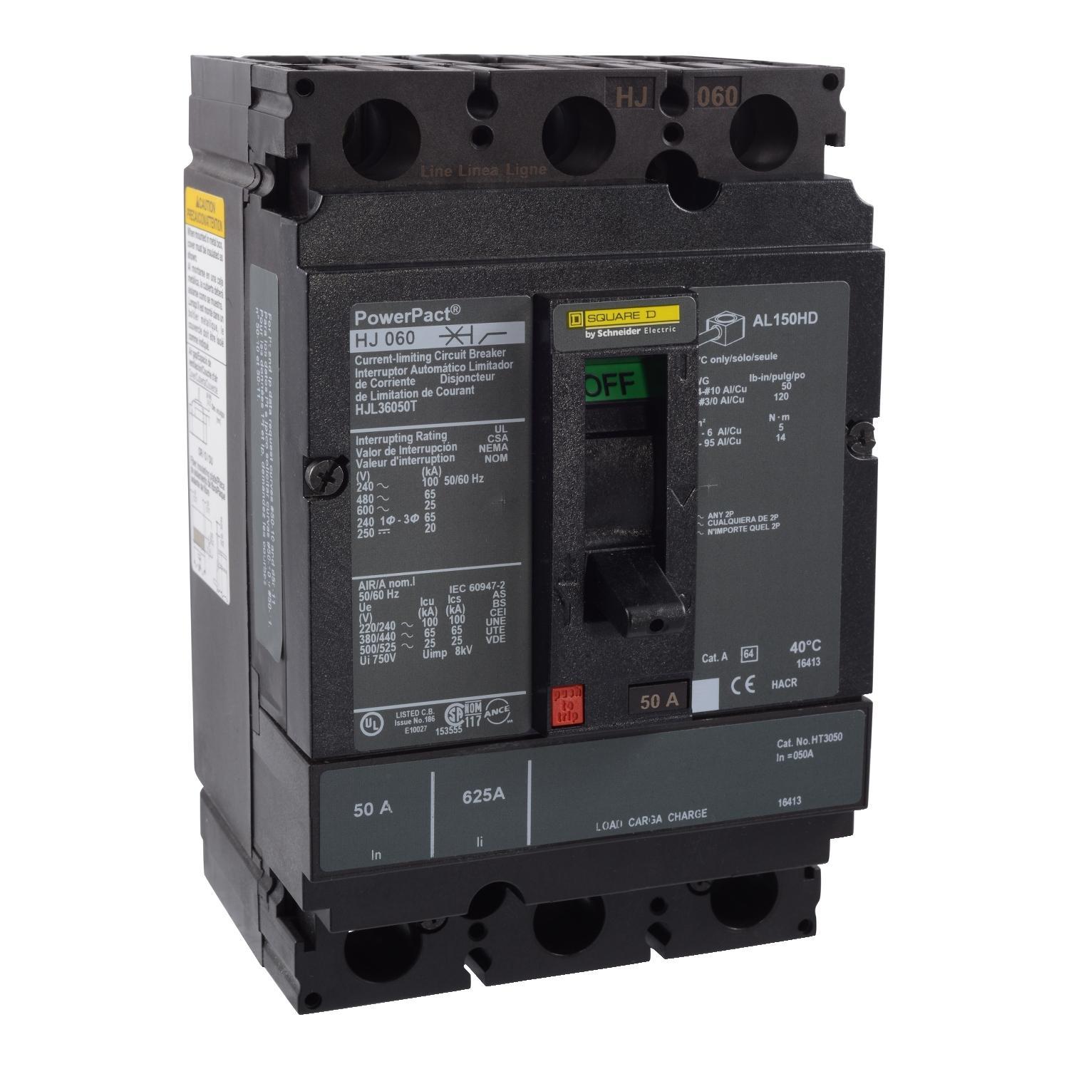 Square D™ HJL36050T Molded Case Circuit Breakers
