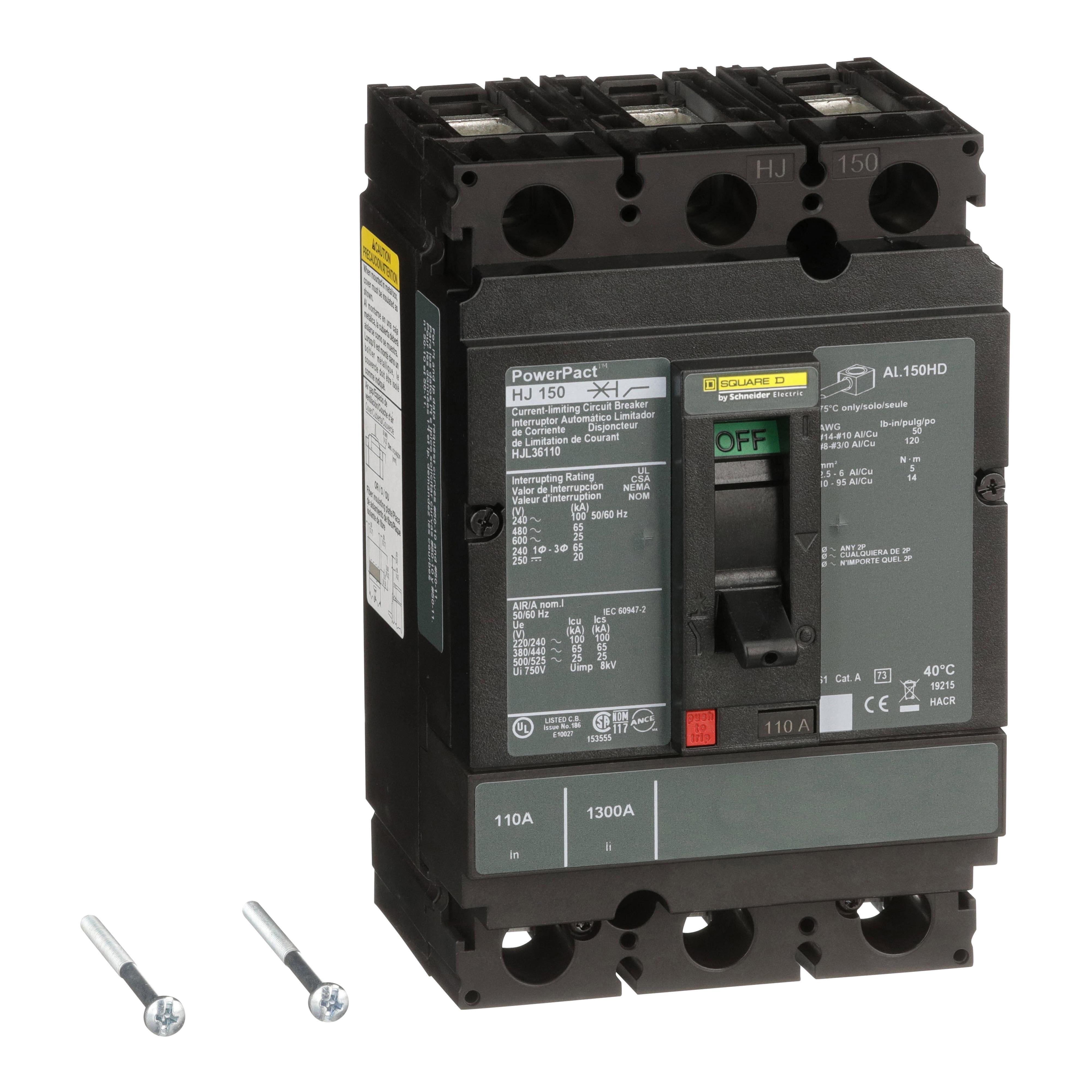 Square D™ HJL36110 Molded Case Circuit Breakers