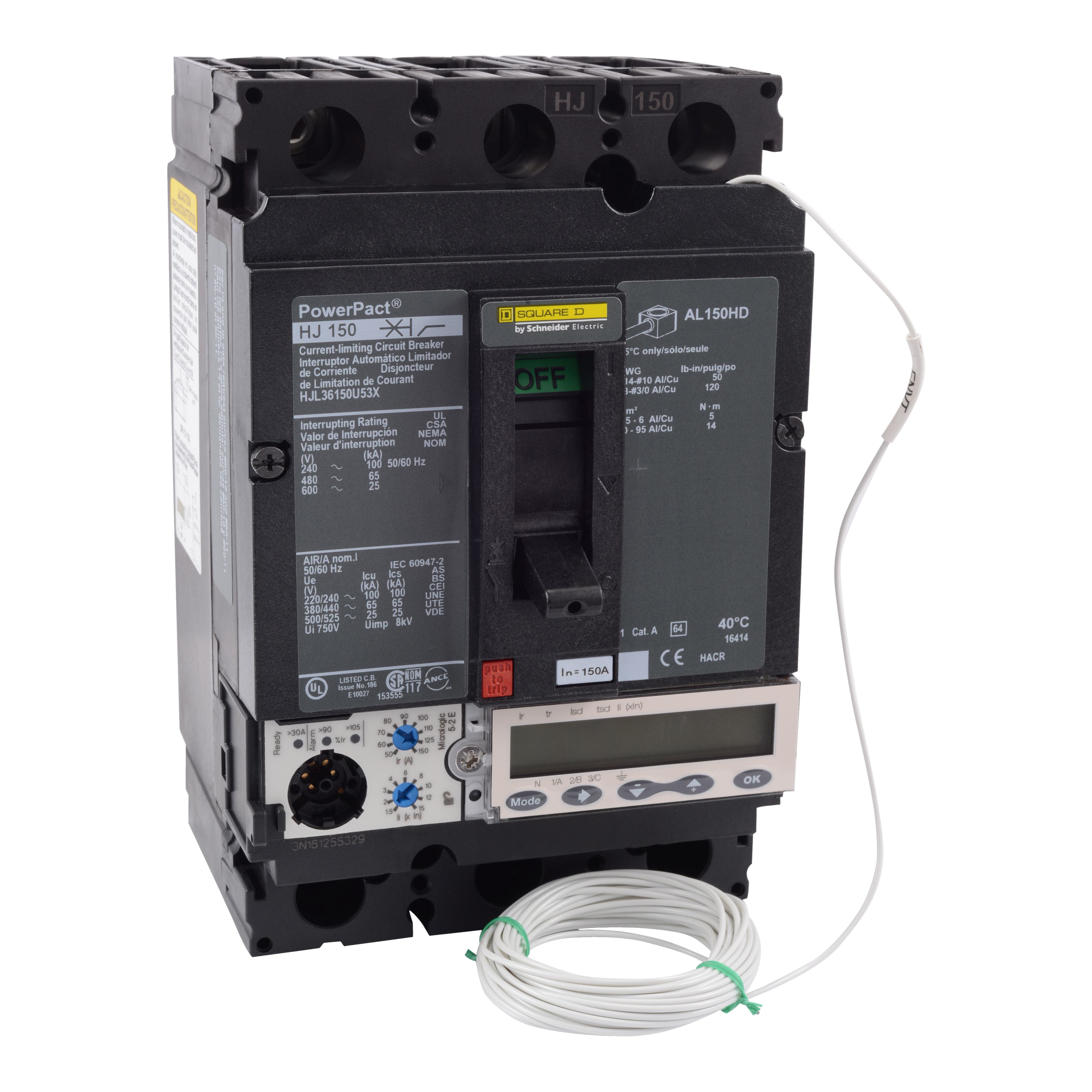 Square D™ HJL36150U53X Molded Case Circuit Breakers