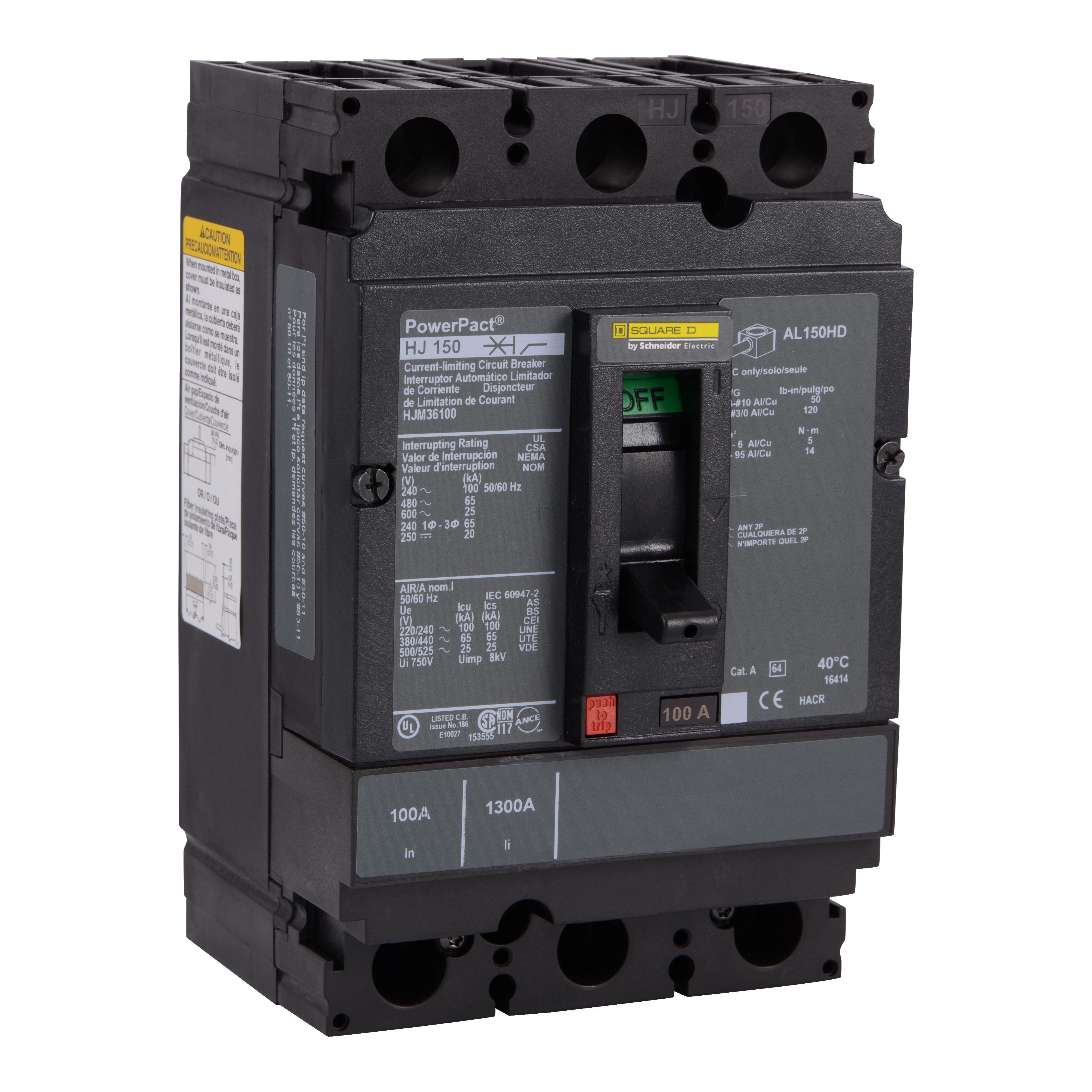Square D™ HJM36100 Molded Case Circuit Breakers