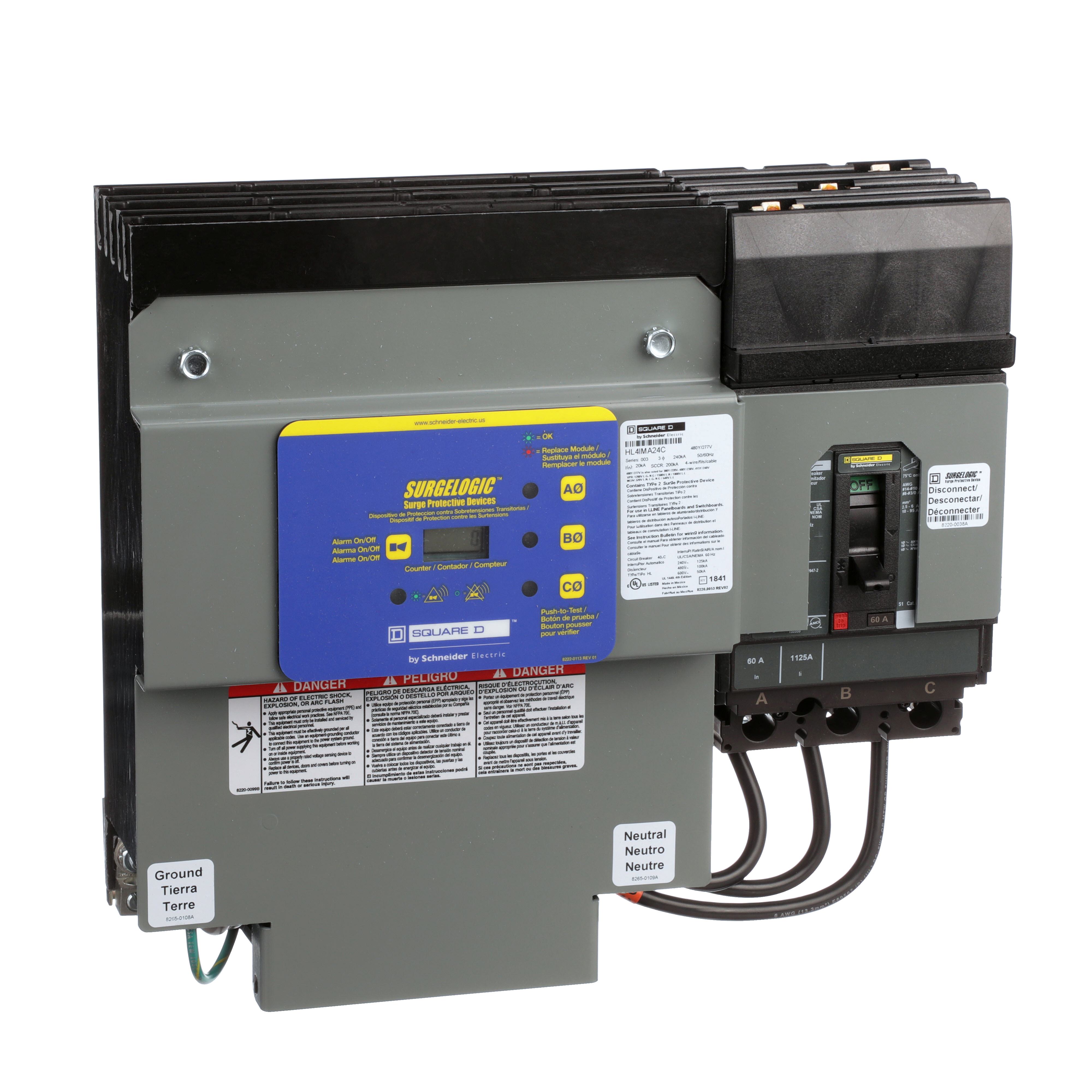 Square D™ HL1IMA12C AC Surge Protective Devices