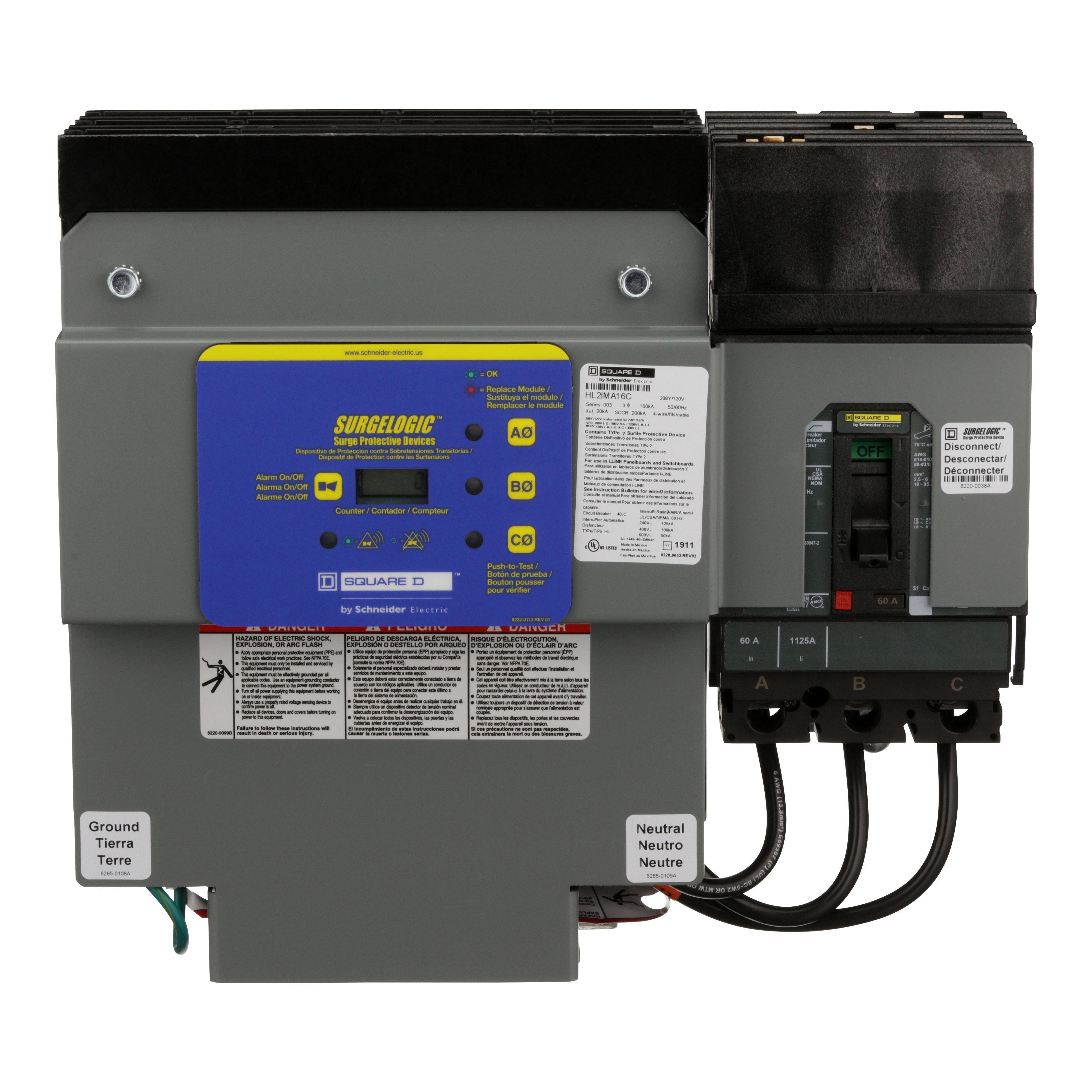 Square D™ HL2IMA16C AC Surge Protective Devices