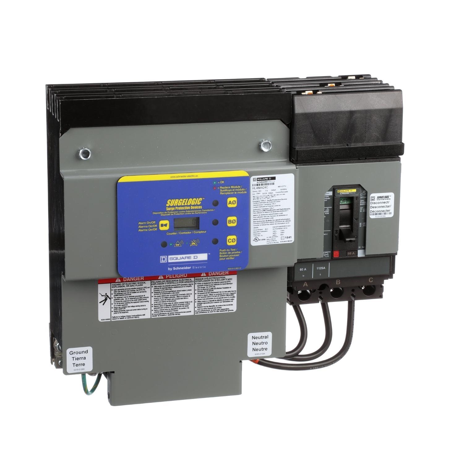 Square D™ HL4IMA24C AC Surge Protective Devices