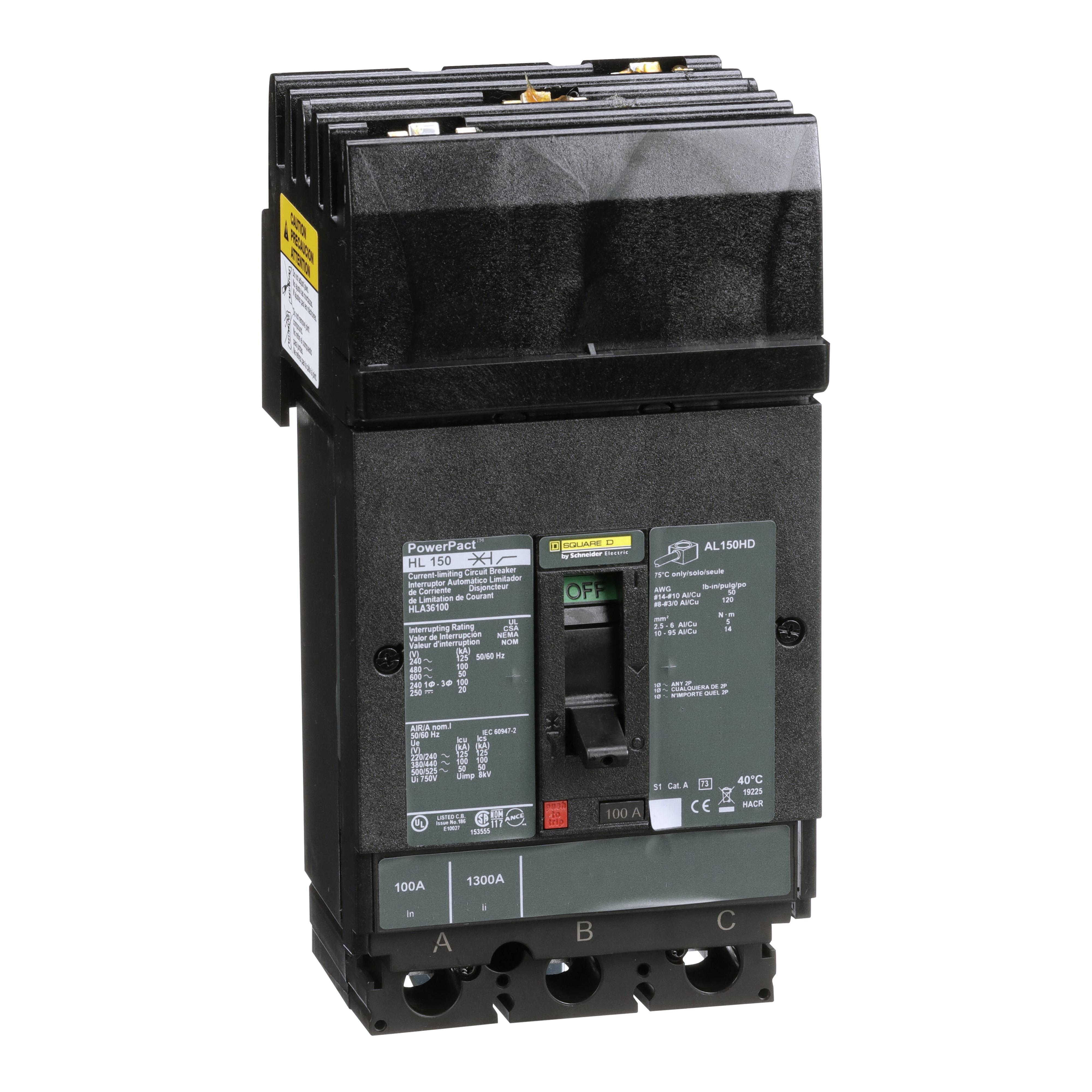 Square D™ HLA36100 Molded Case Circuit Breakers