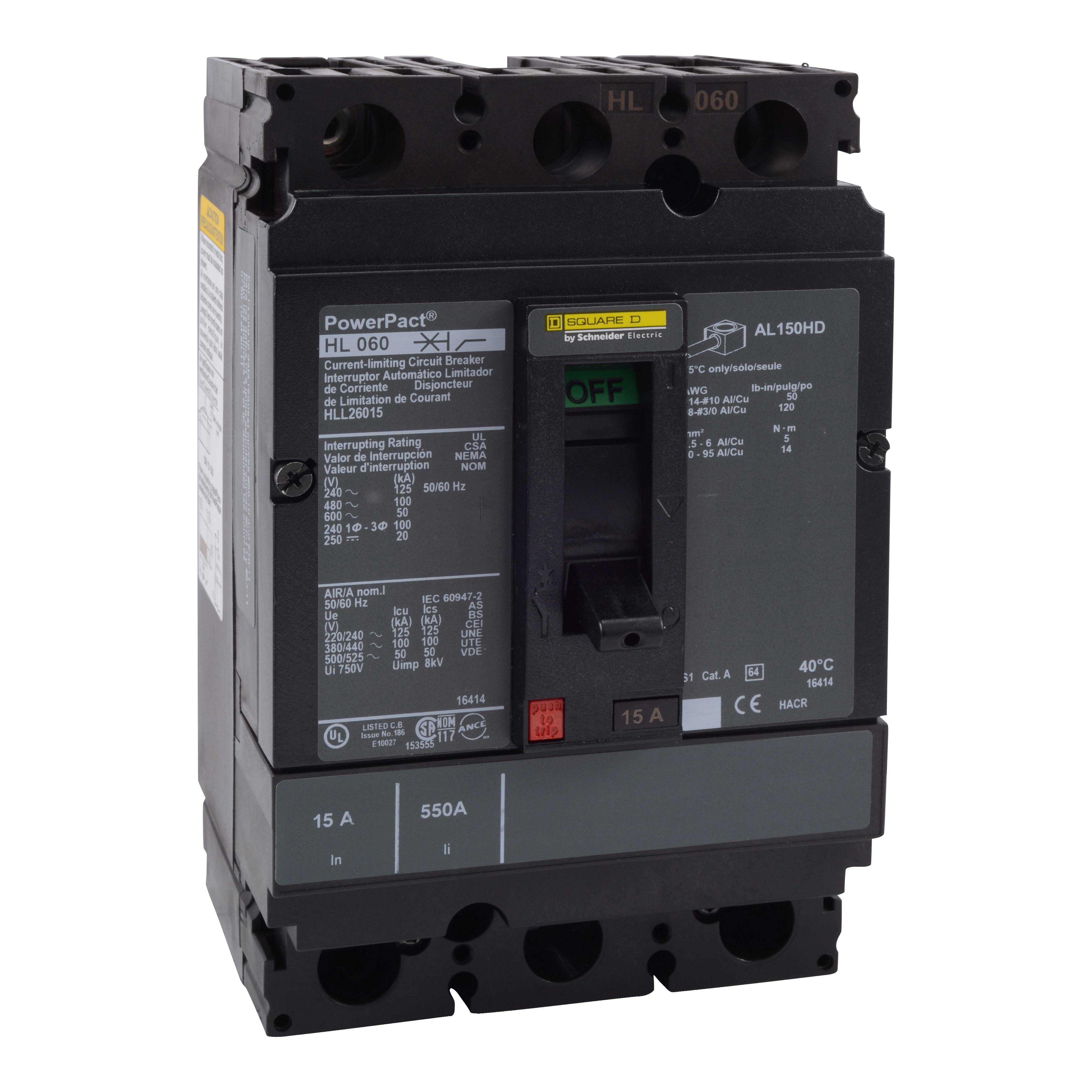 Square D™ HLL26020 Molded Case Circuit Breakers