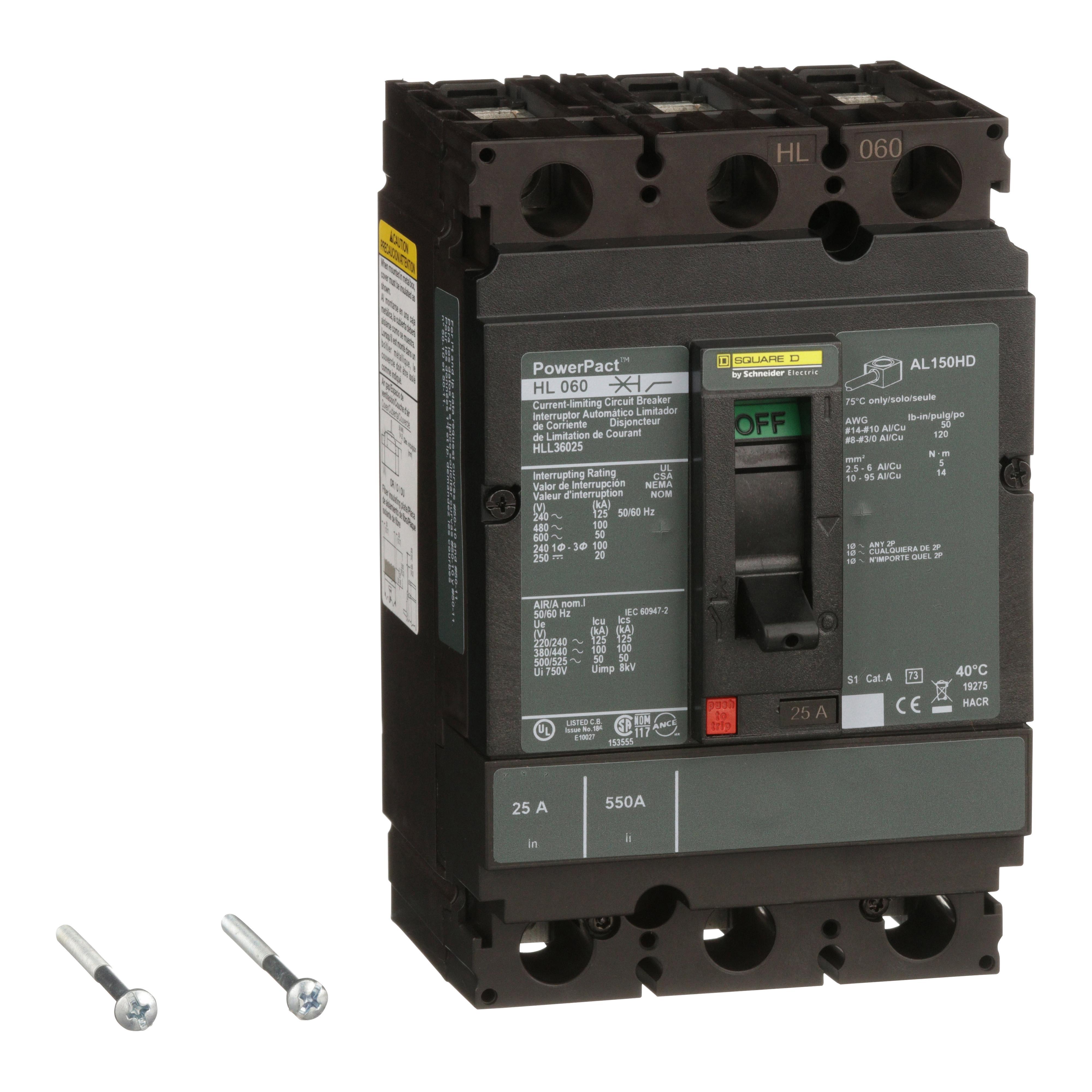 Square D™ HLL36025 Molded Case Circuit Breakers