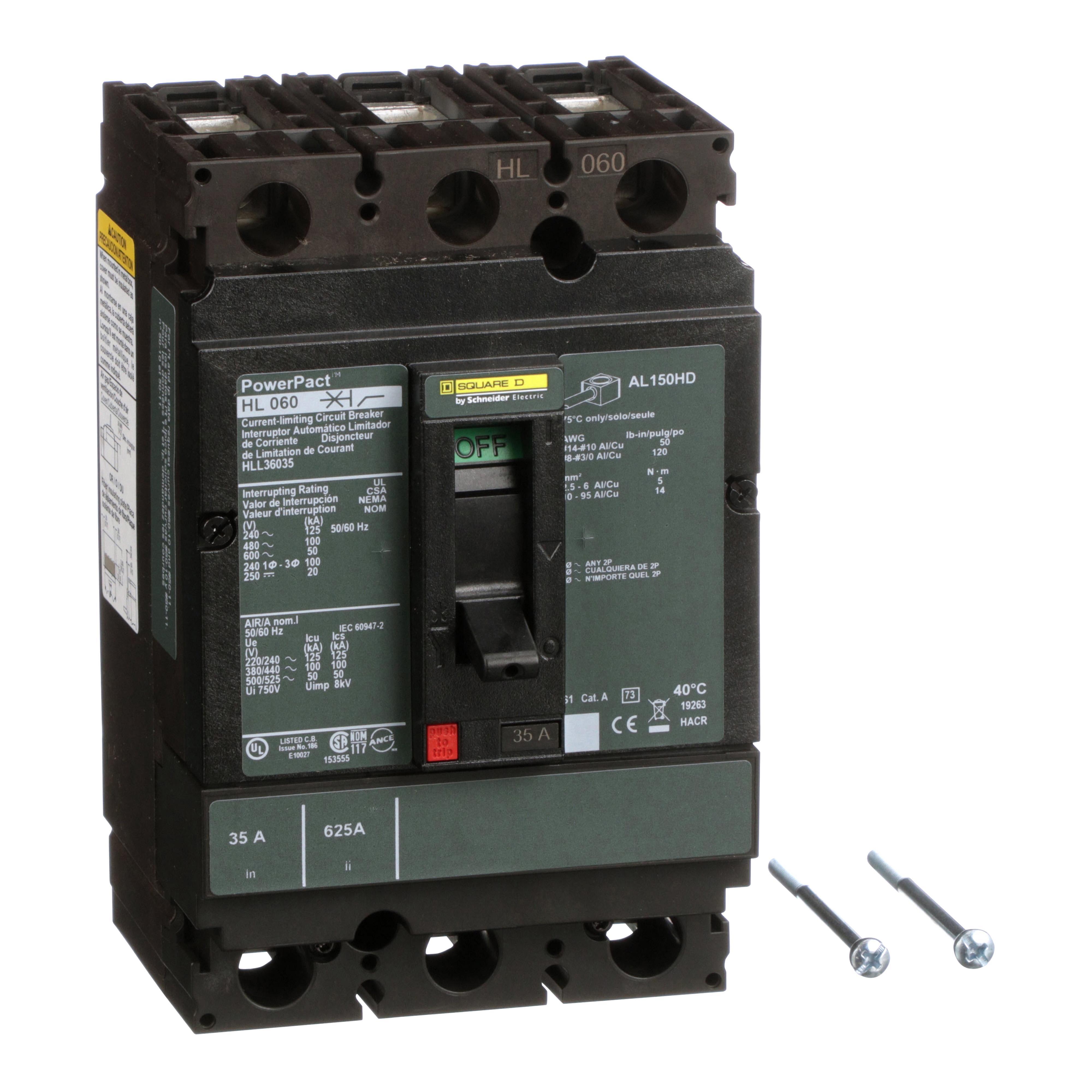 Square D™ HLL36035 Molded Case Circuit Breakers