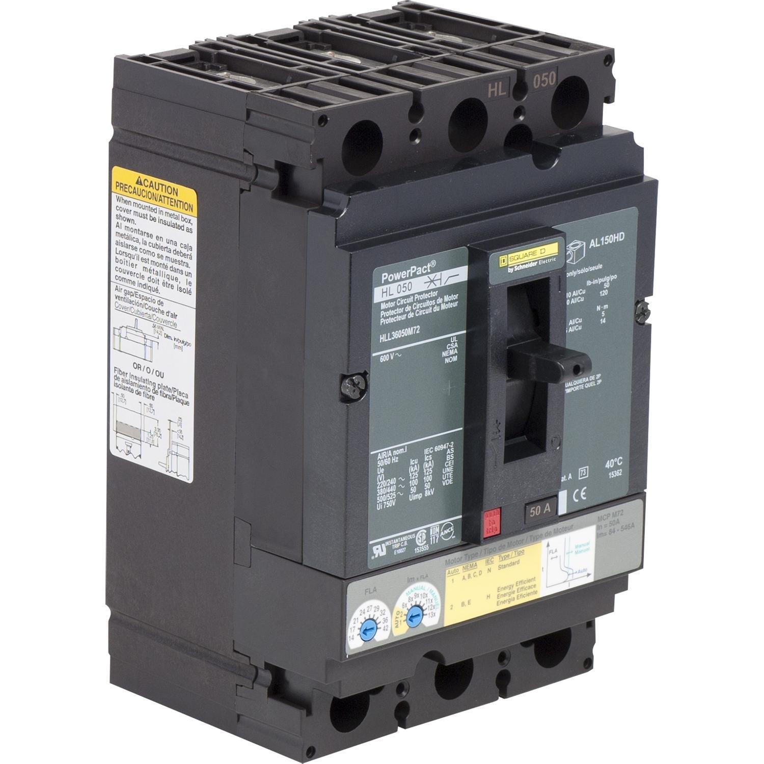 Square D™ HLL36050M72 Motor Circuit Protectors