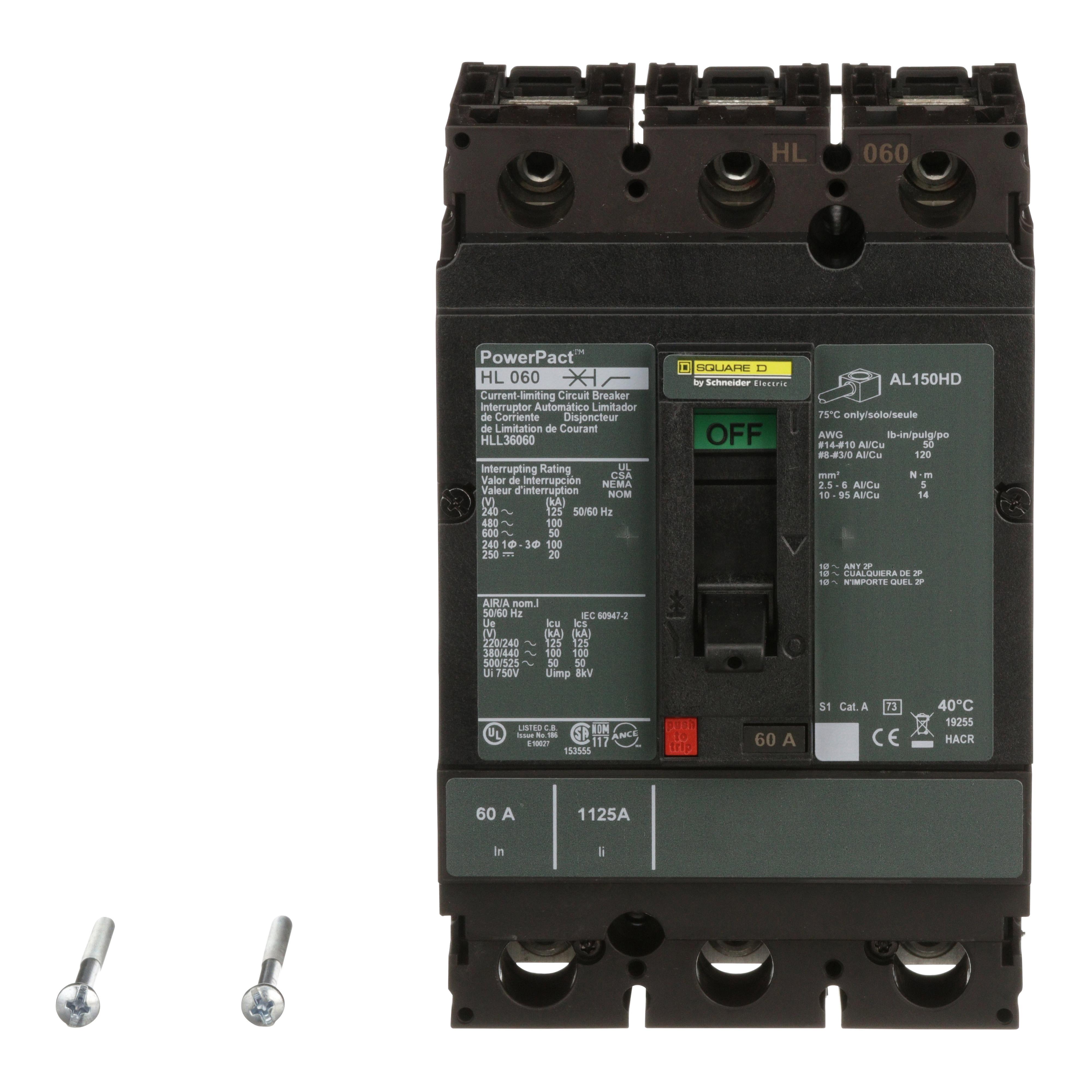 Square D™ HLL36060 Molded Case Circuit Breakers