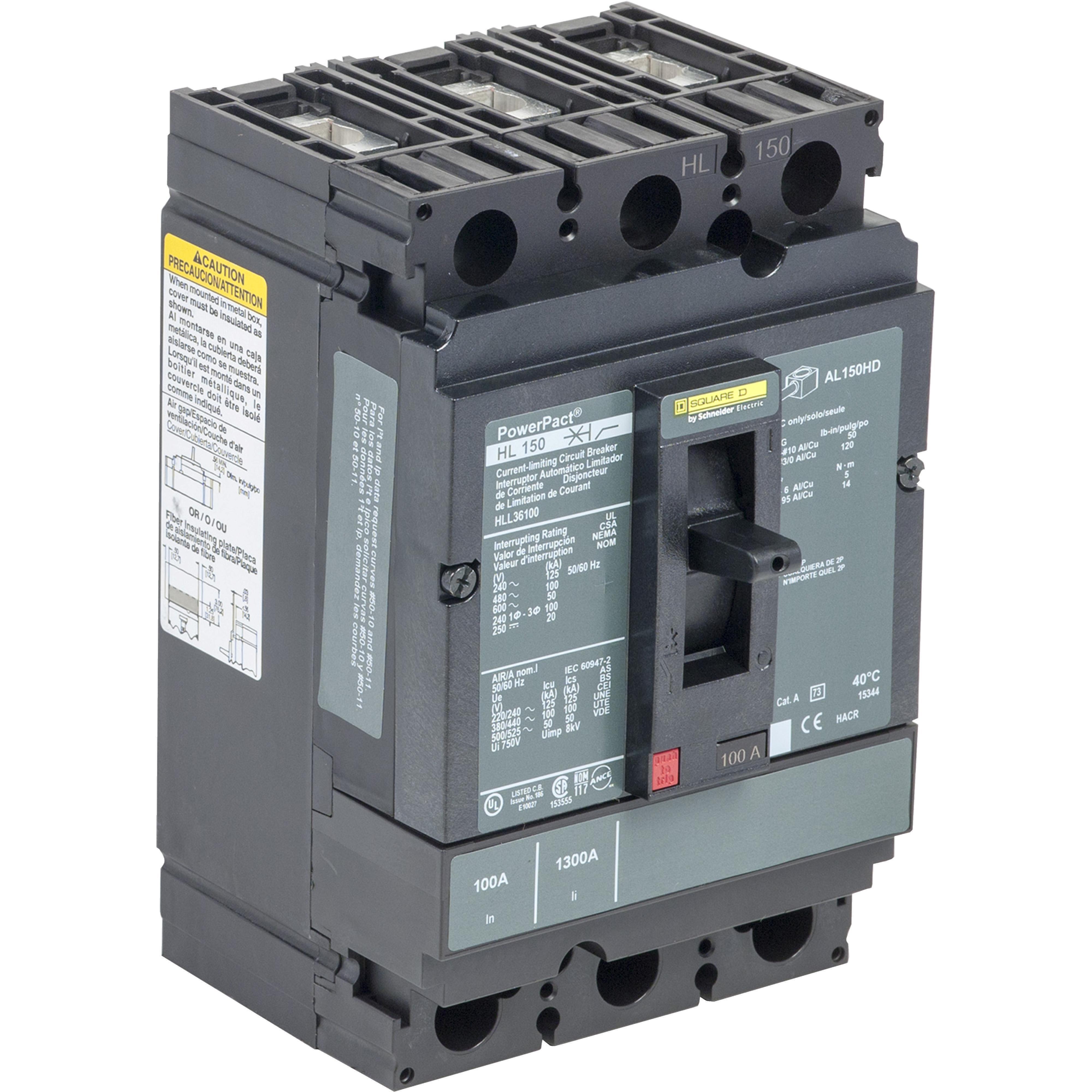 Square D™ HLL36125C Molded Case Circuit Breakers