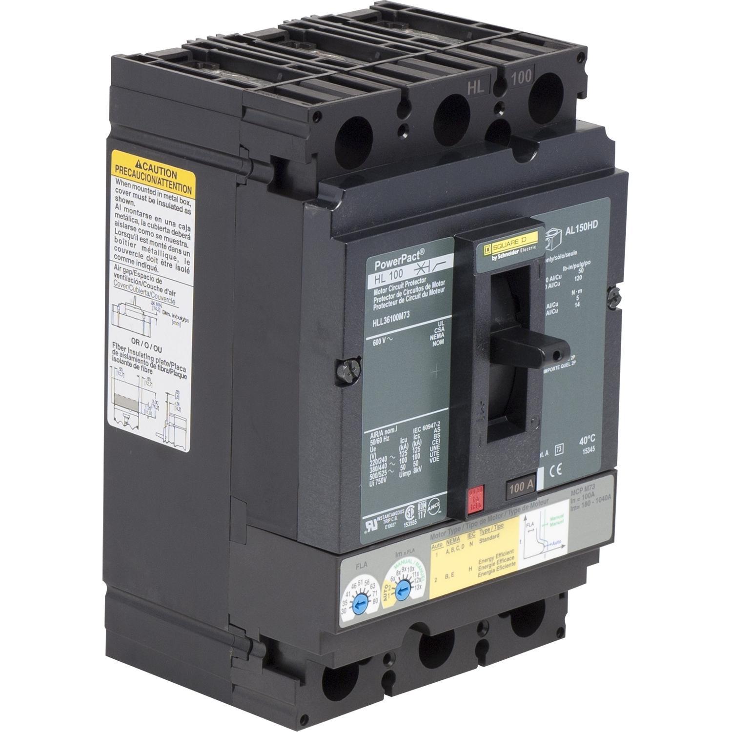 Square D™ HLL36100M73 Motor Circuit Protectors