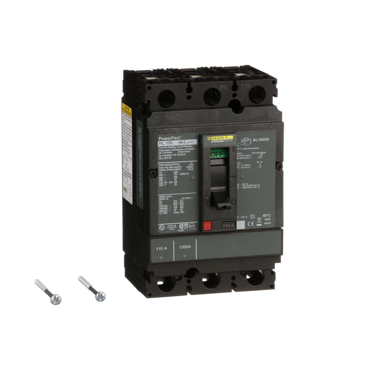 Square D™ HLL36110 Molded Case Circuit Breakers