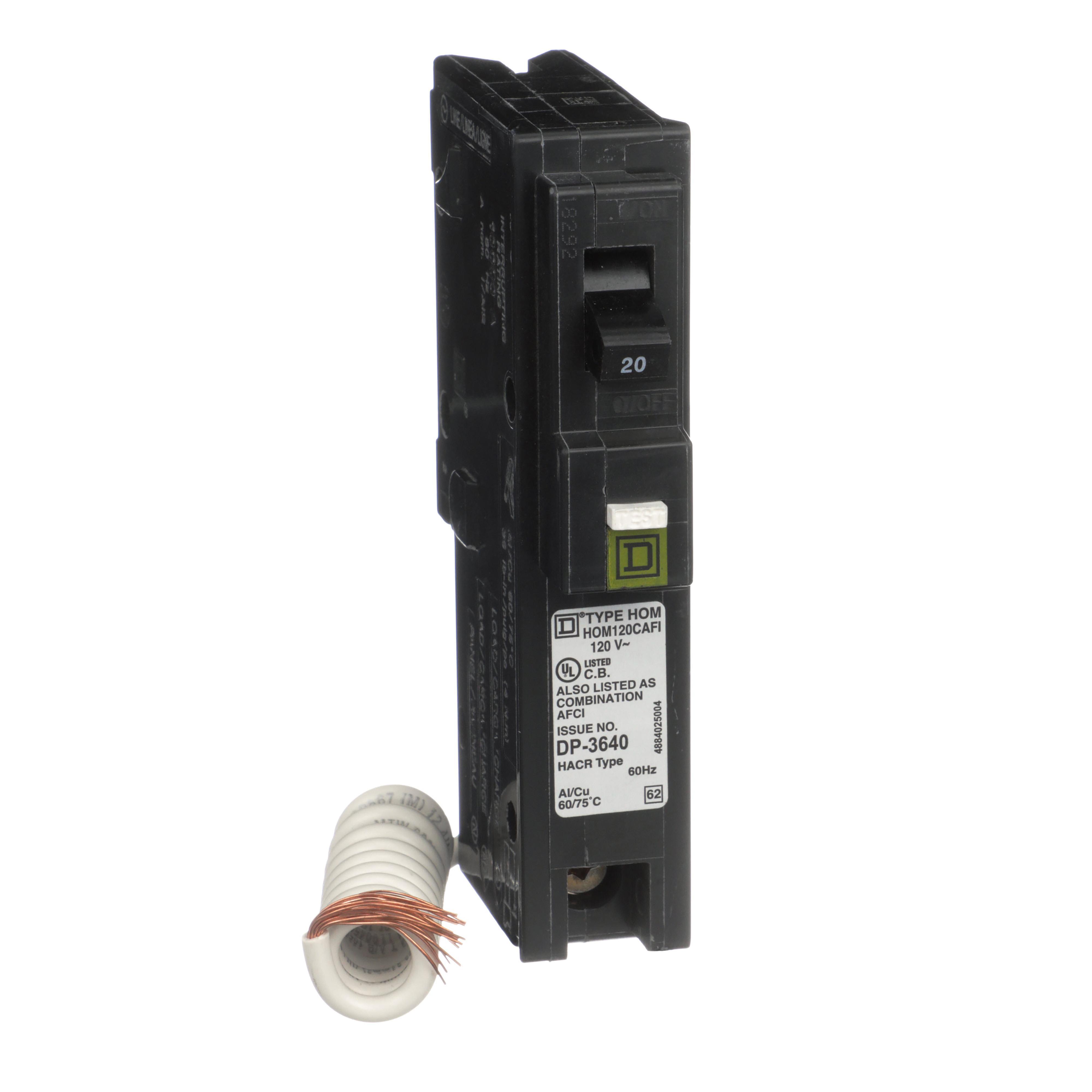 Square D™ HOM120CAFIC Arc-Fault Circuit Breakers