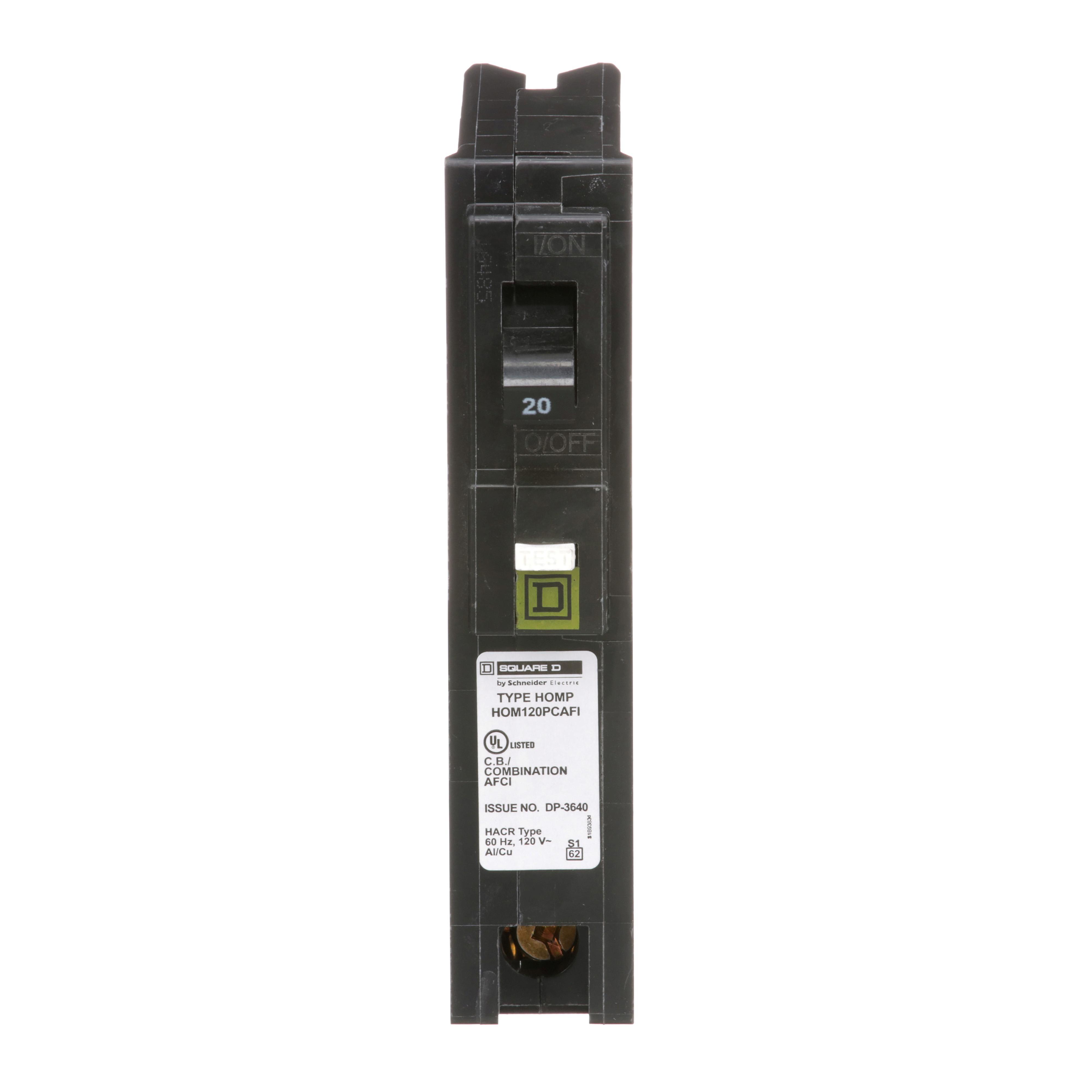 Square D™ HOM120PCAFIC Arc-Fault Circuit Breakers