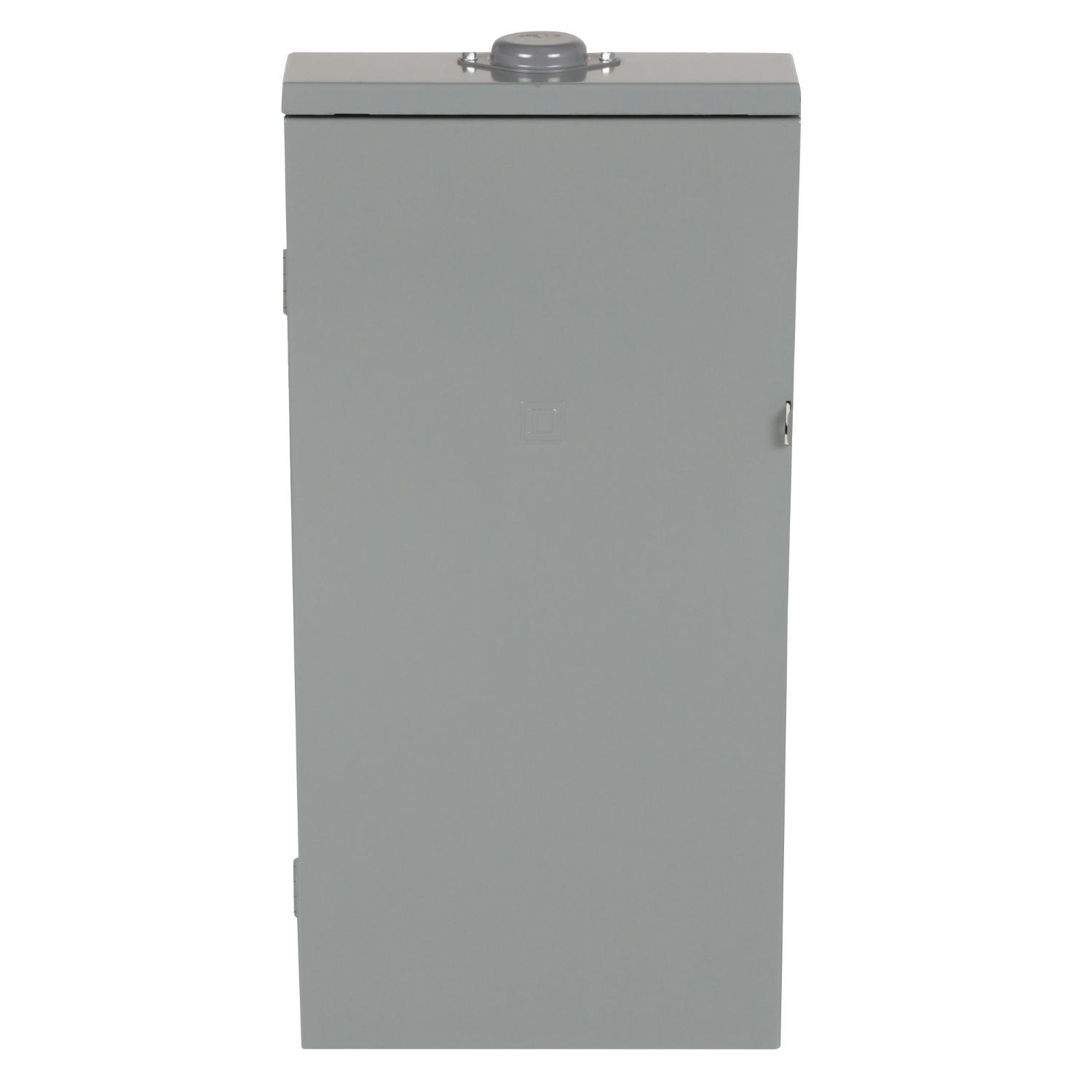 Square D™ Homeline™ HOM2040L225PRB 1-Phase Convertible Neutral Main Lug Load Center With Rainproof Cover, 120/240 V AC, 225 A, 1 Poles, 10 kA Interrupt