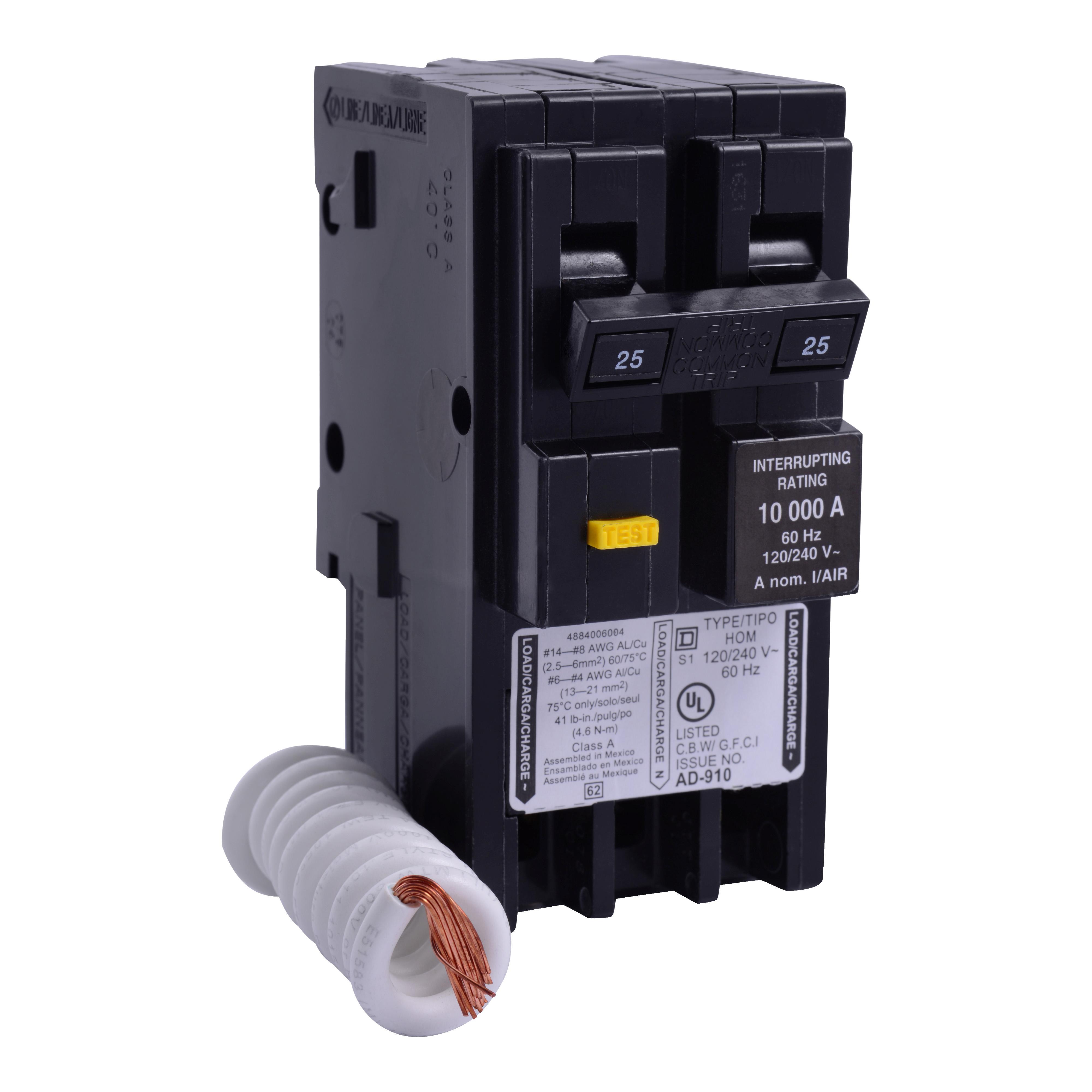 Square D™ HOM225GFIC Ground-Fault Circuit Breakers