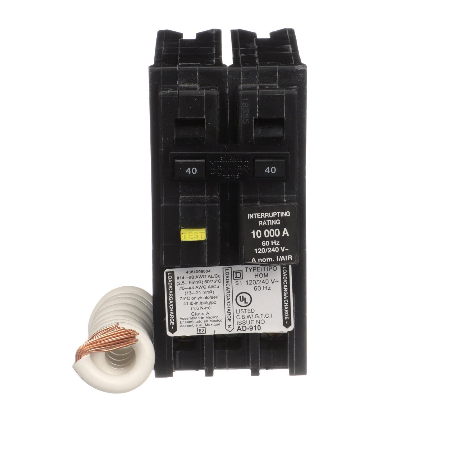Square D™ HOM240GFIC Miniature Circuit Breakers