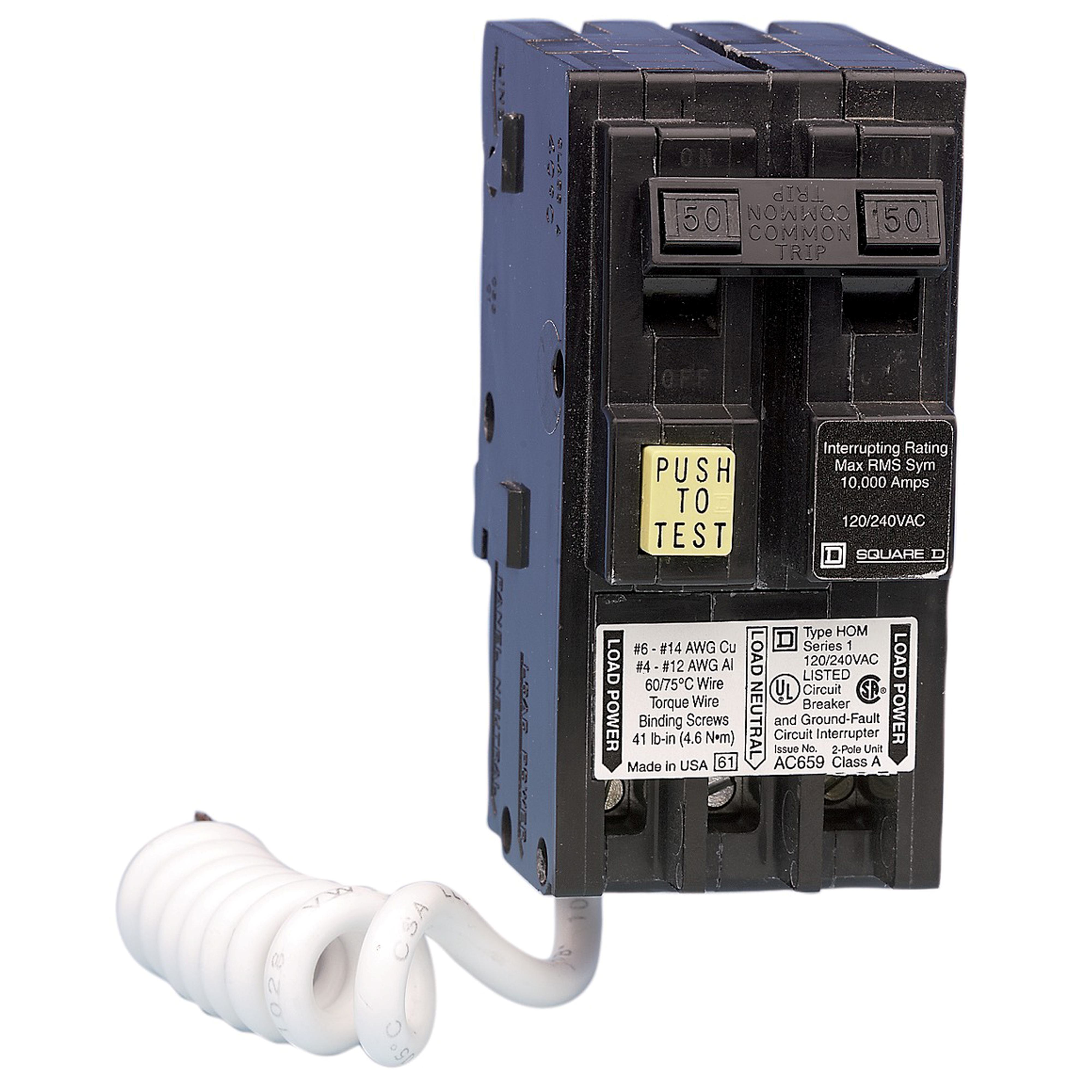 Square D™ HOM250GFICP Miniature Circuit Breakers