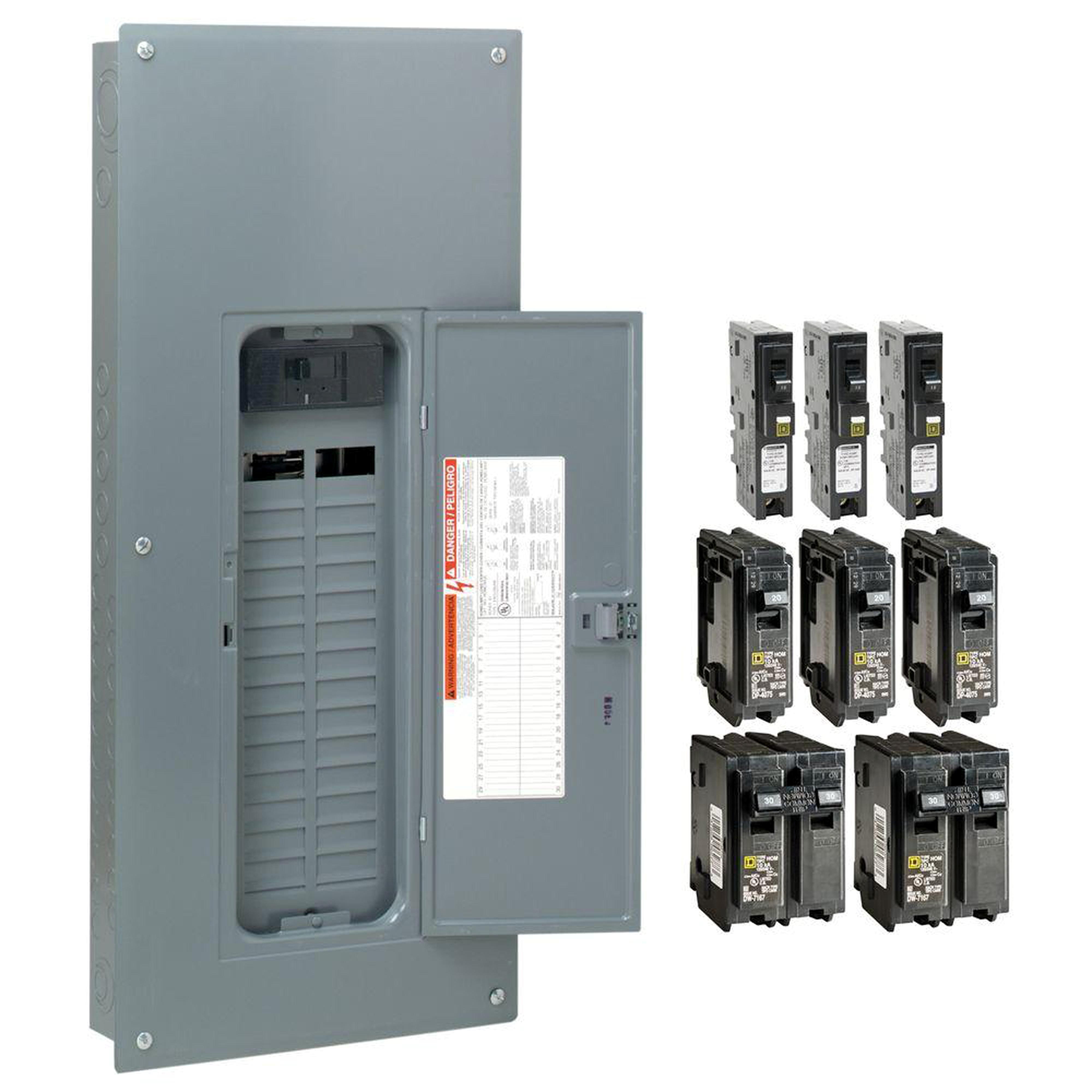 Square D™ HOM3060M200PCAFVP Single Phase Main Breaker Load Centers