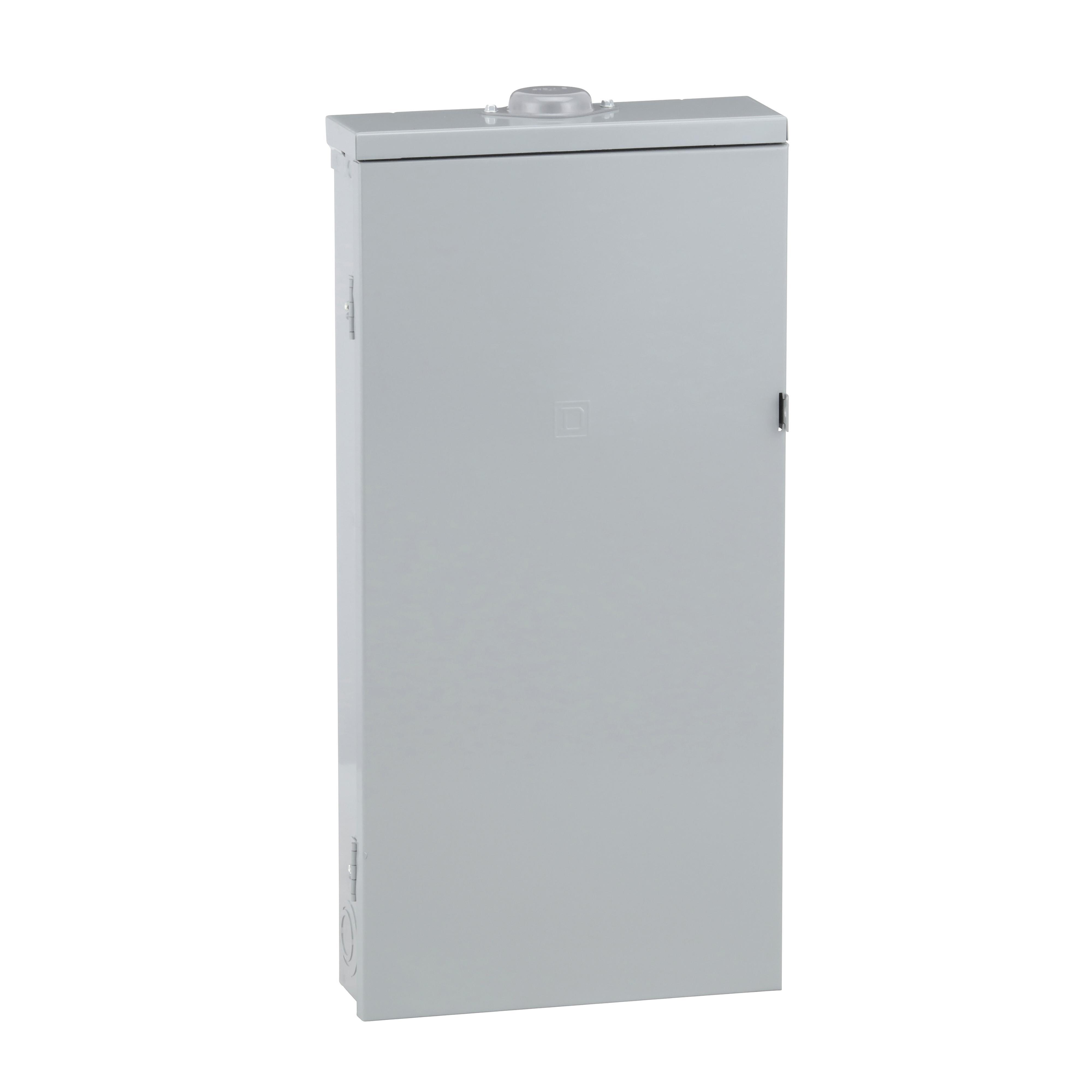 Square D™ Homeline™ HOM816M200PFTRB 1-Phase Convertible Neutral Rainproof Main Breaker Loadcenter, 120/240 V AC, 200 A, 1 Pole, 22 kA Interrupt