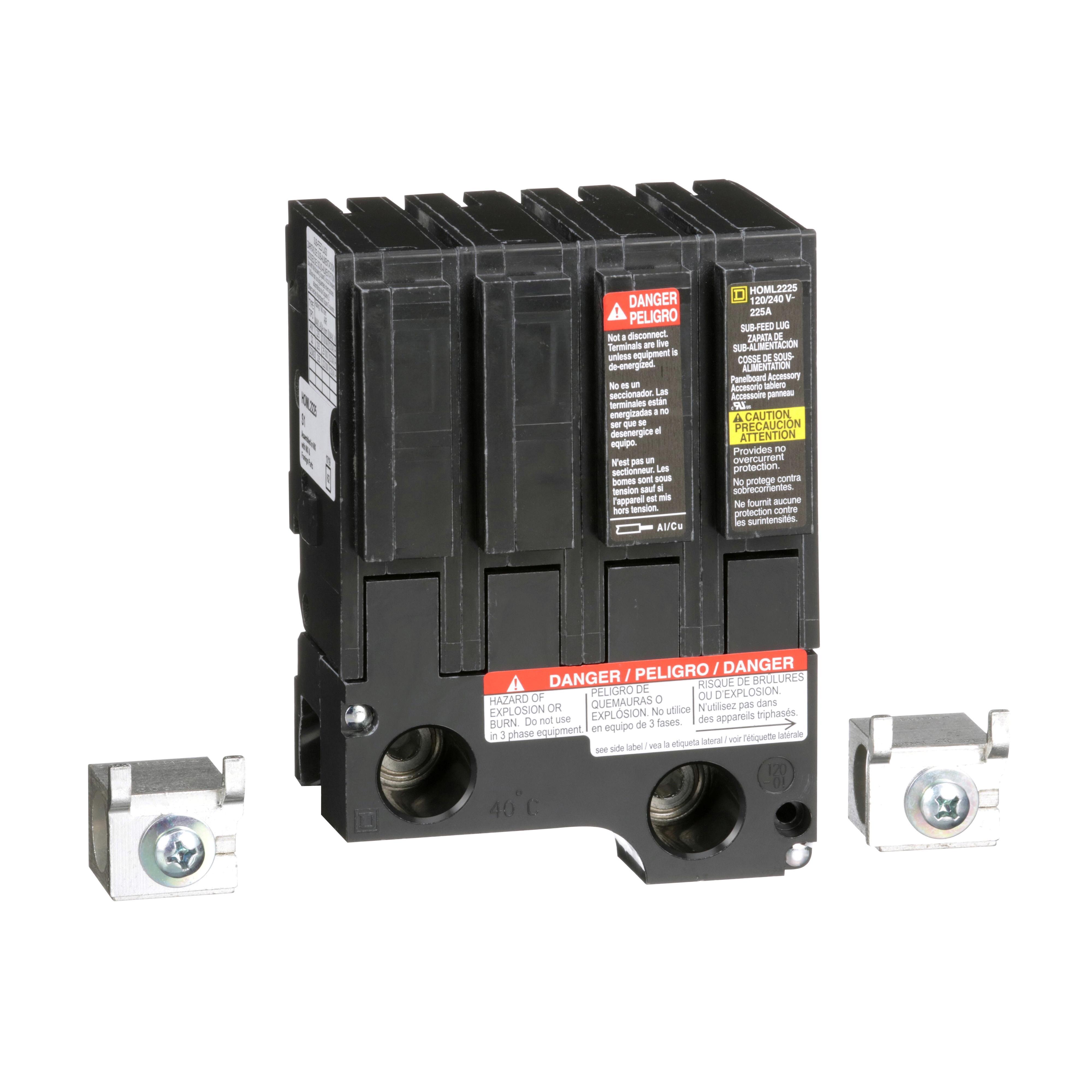 Square D™ HOML2225 Load Center Sub-Feed Lug Blocks