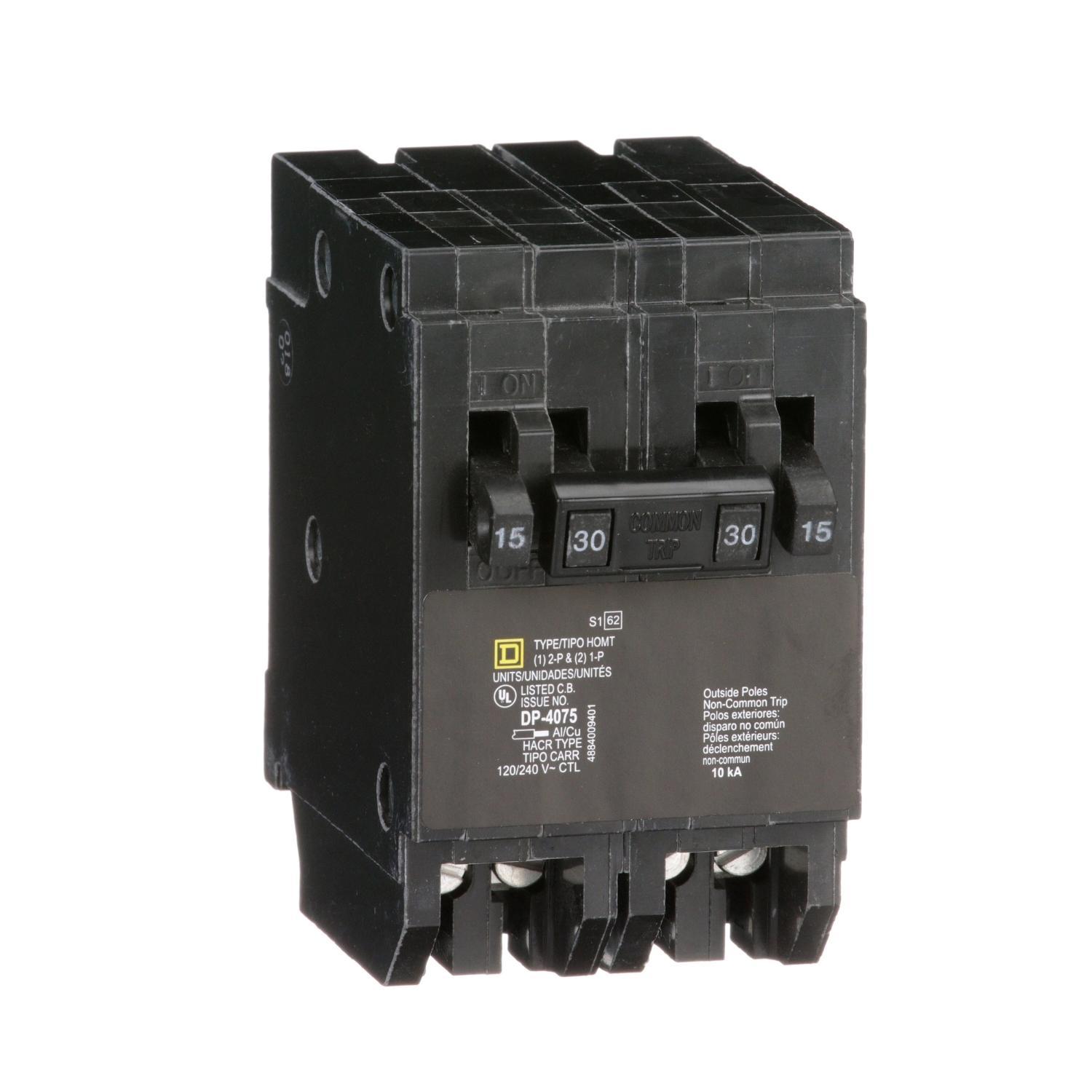 Square D™ HOMT1515230 Miniature Circuit Breakers