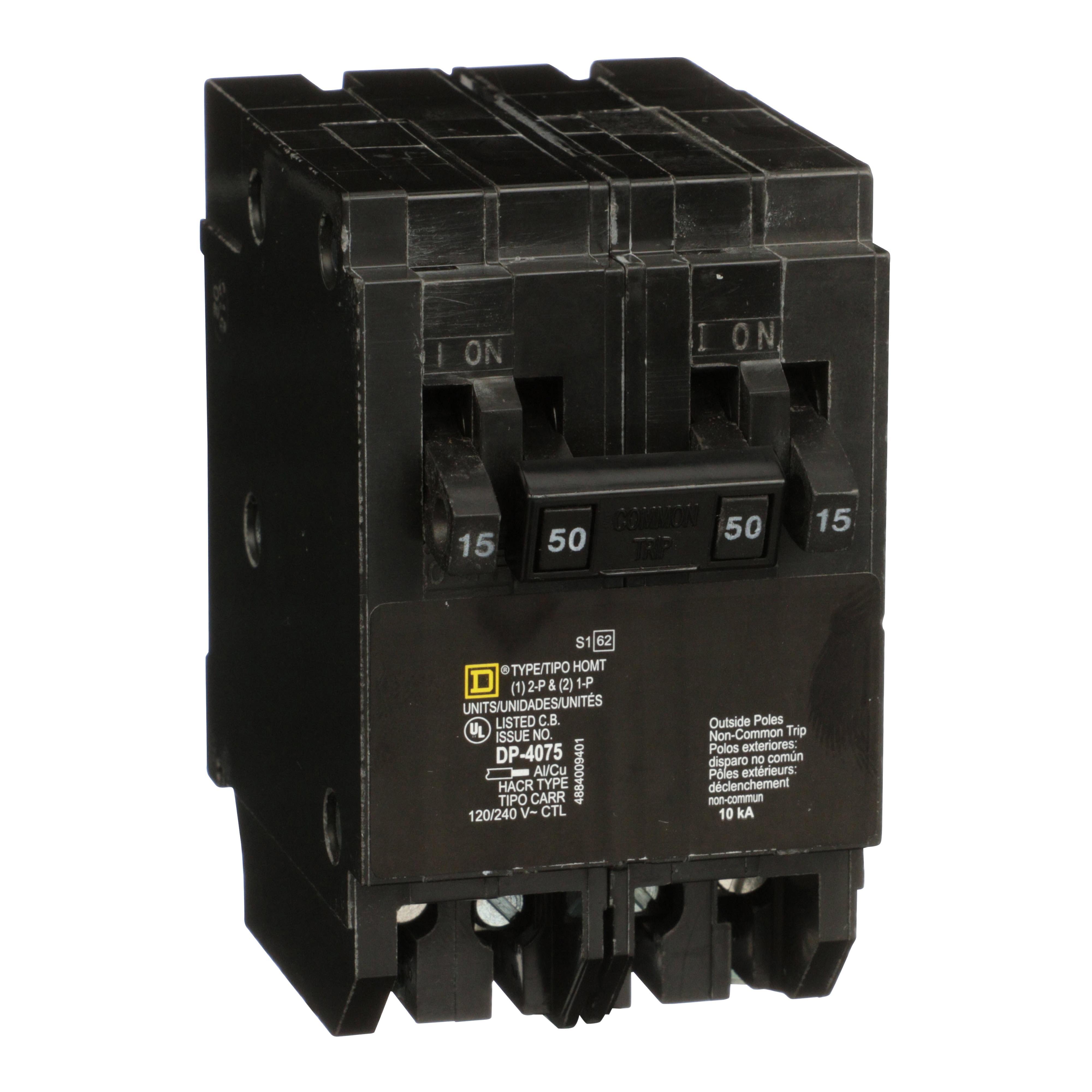Square D™ HOMT1515250 Miniature Circuit Breakers