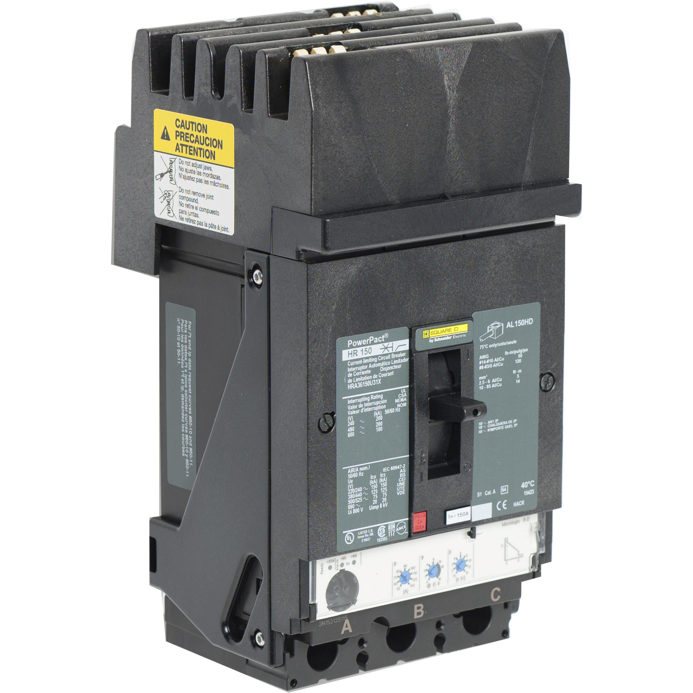 Square D™ HRA36150U31X Molded Case Circuit Breakers