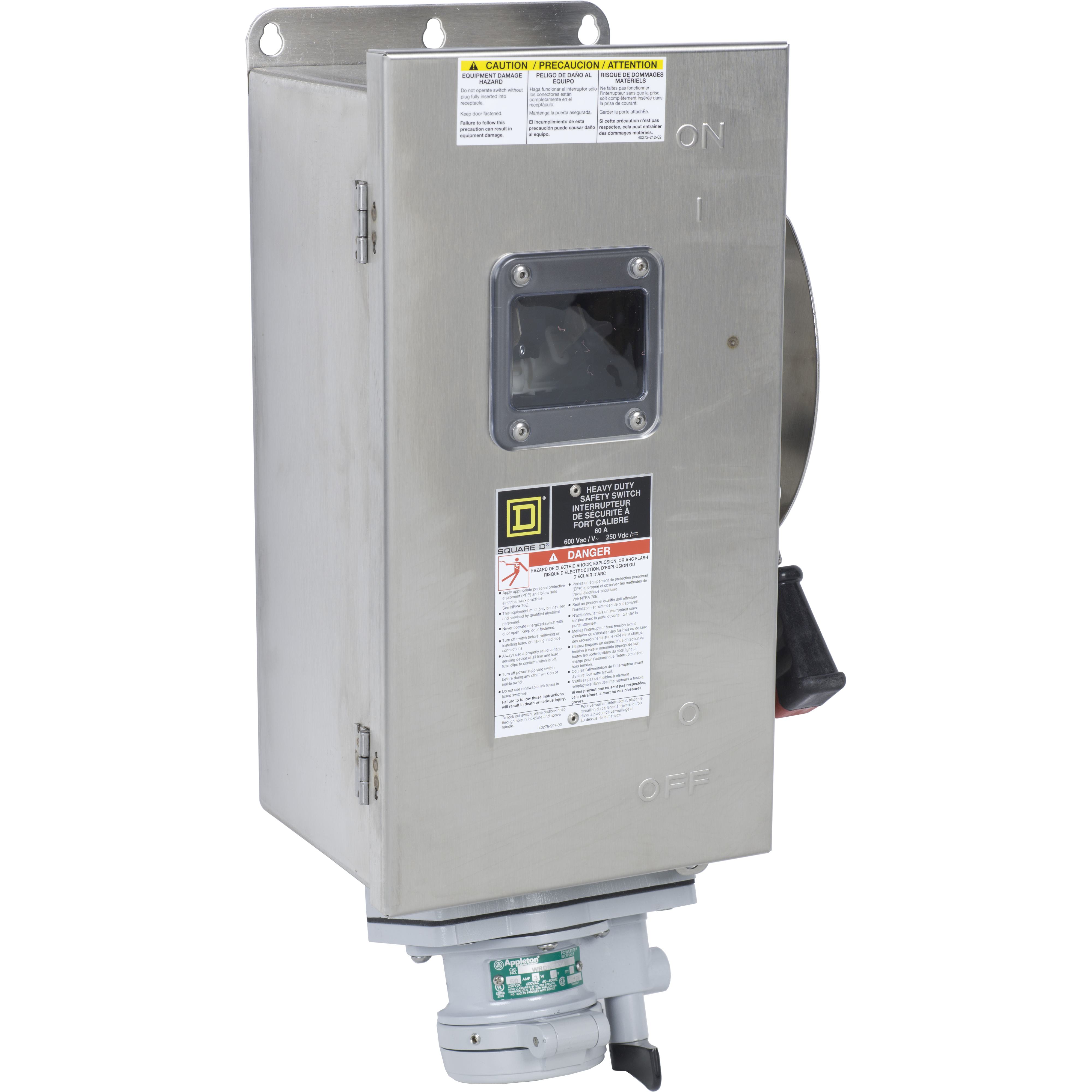 Square D™ HU362DSWAVW Heavy Duty Safety Switches