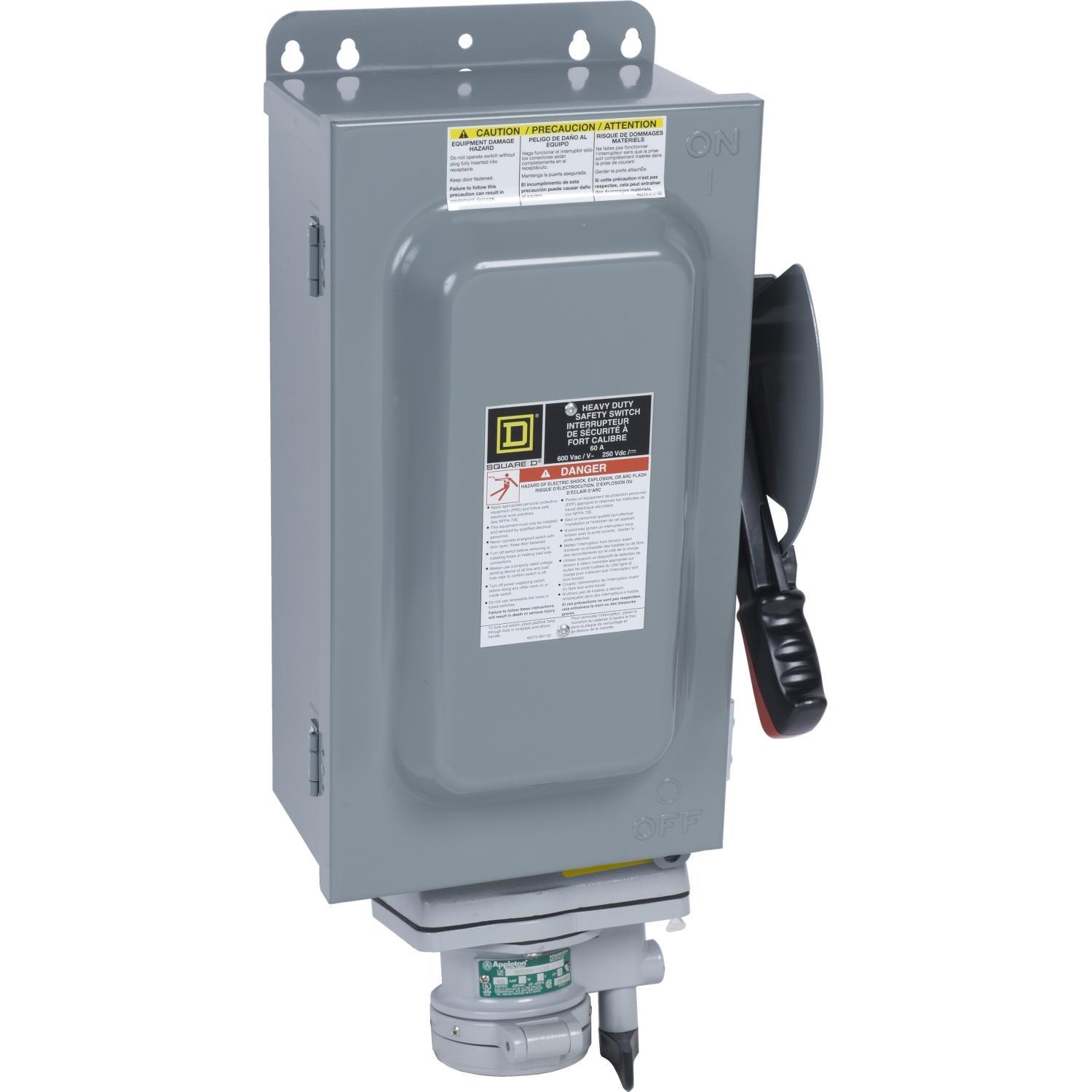 Square D™ HU362WA Heavy Duty Safety Switches