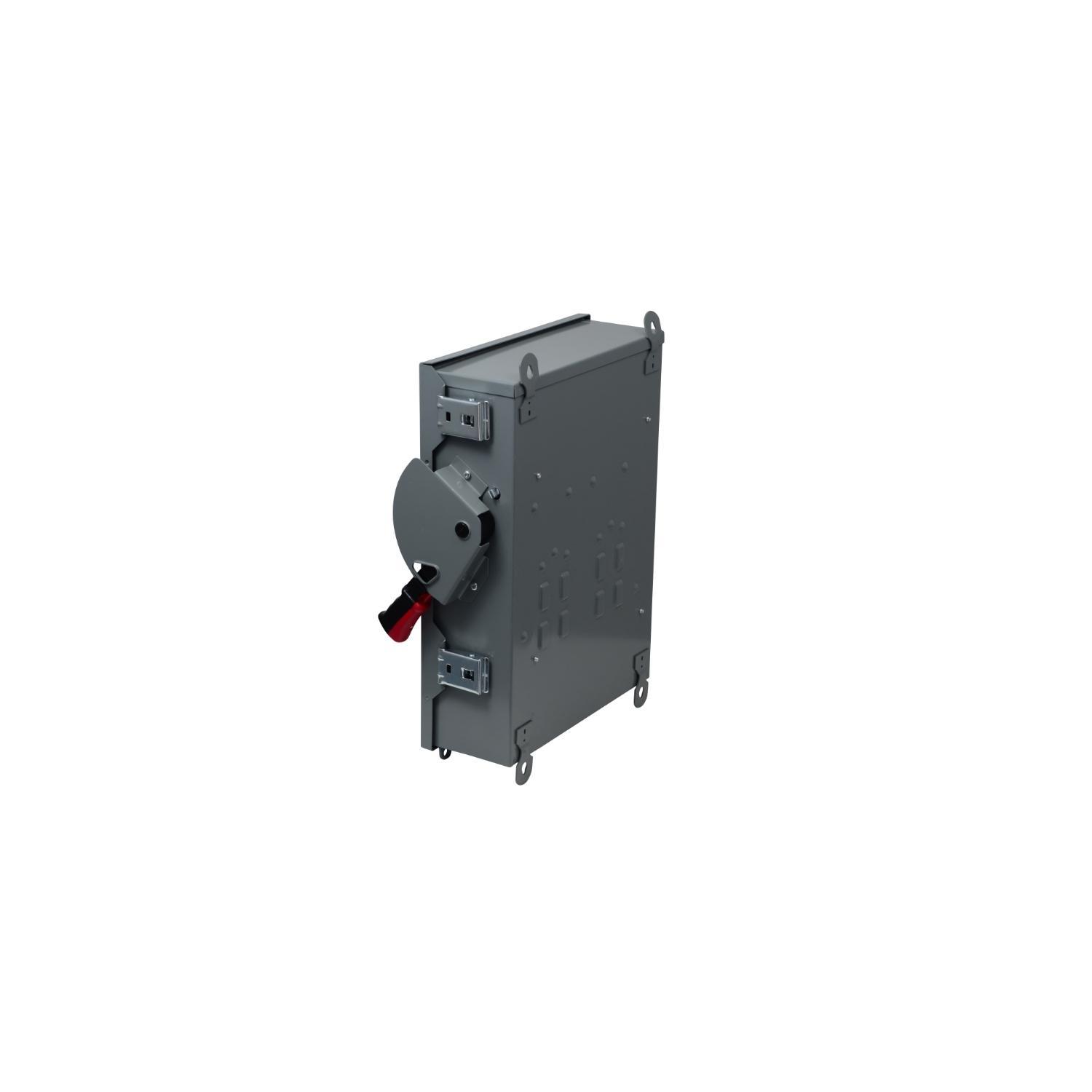 Square D™ HU461 F5 General Purpose Non-Fusible Heavy Duty Safety Switch, 600 V AC/DC, 30 A, 15 hp, 25 hp, 30 hp, 4 Poles
