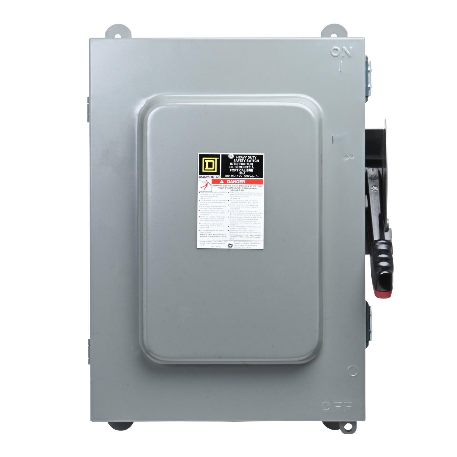 Square D™ HU461AWK Heavy Duty Safety Switches