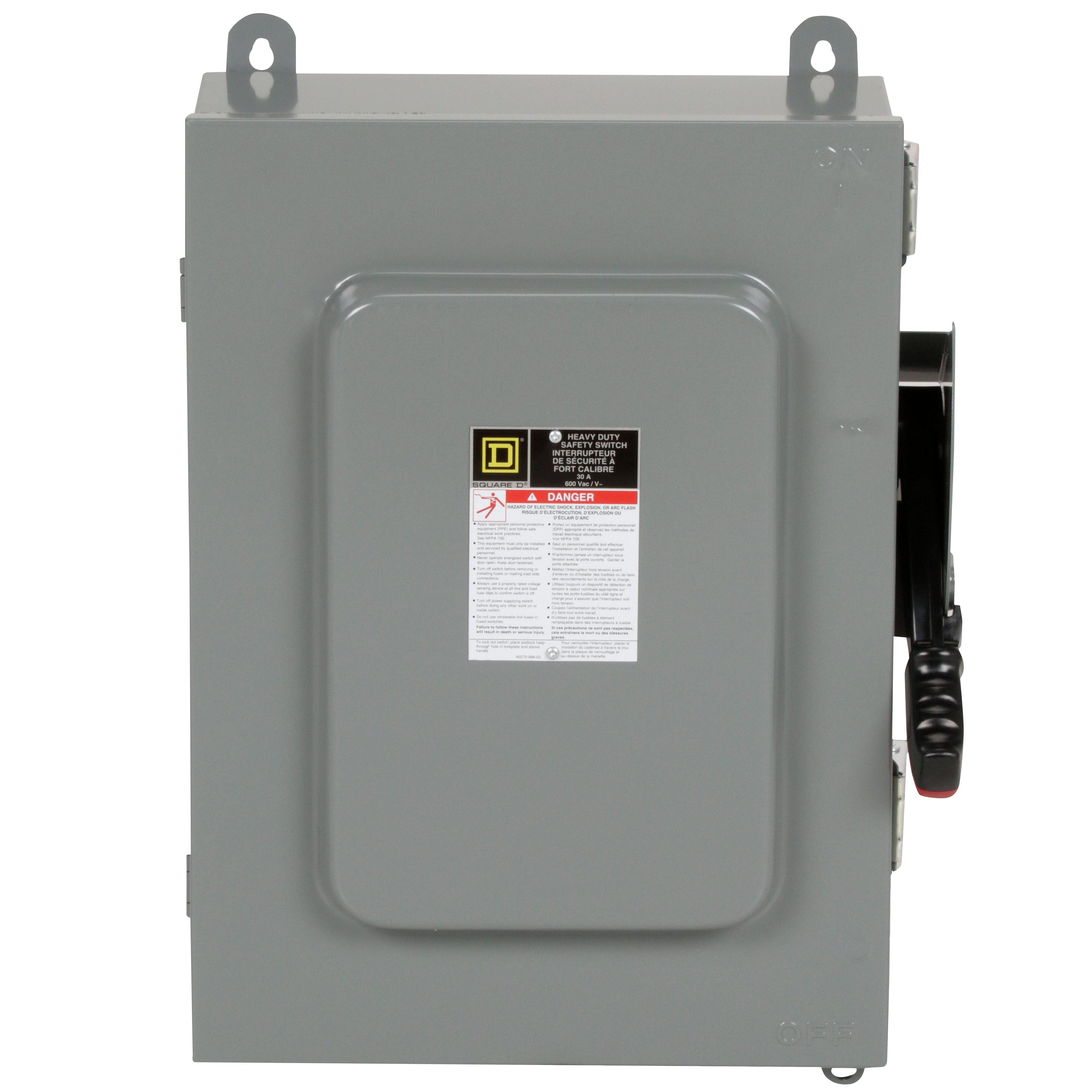Square D™ HU661AWK Heavy Duty Safety Switches
