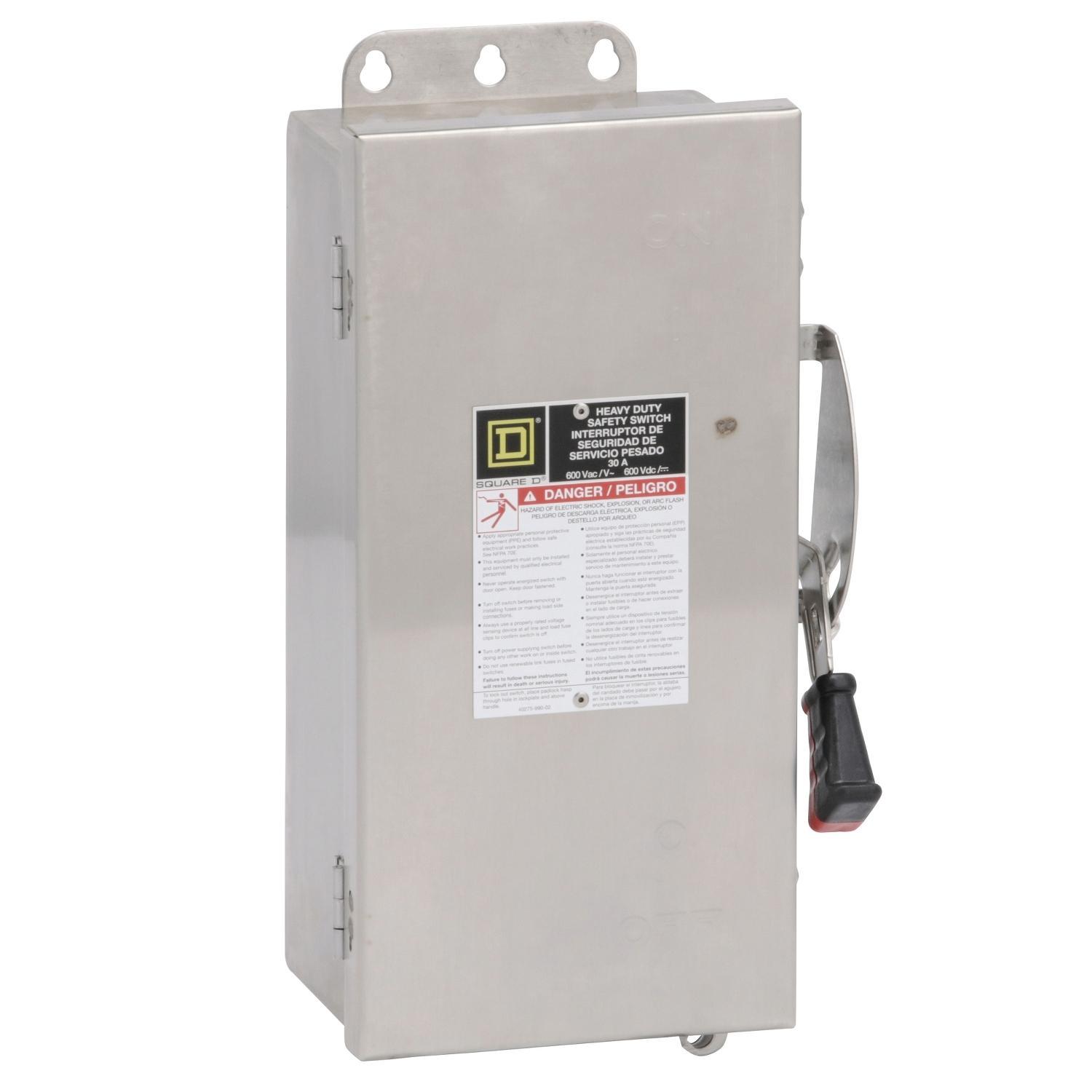 Square D™ HU663DS Heavy Duty Safety Switches