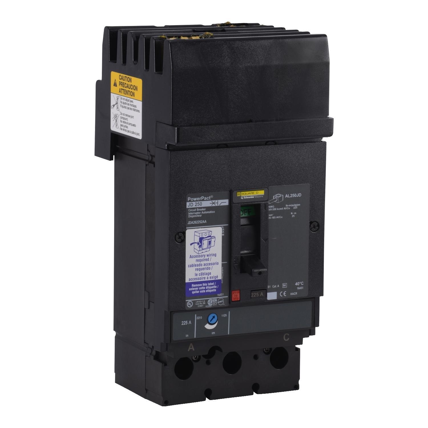 Square D™ JDA36200SA Molded Case Circuit Breakers