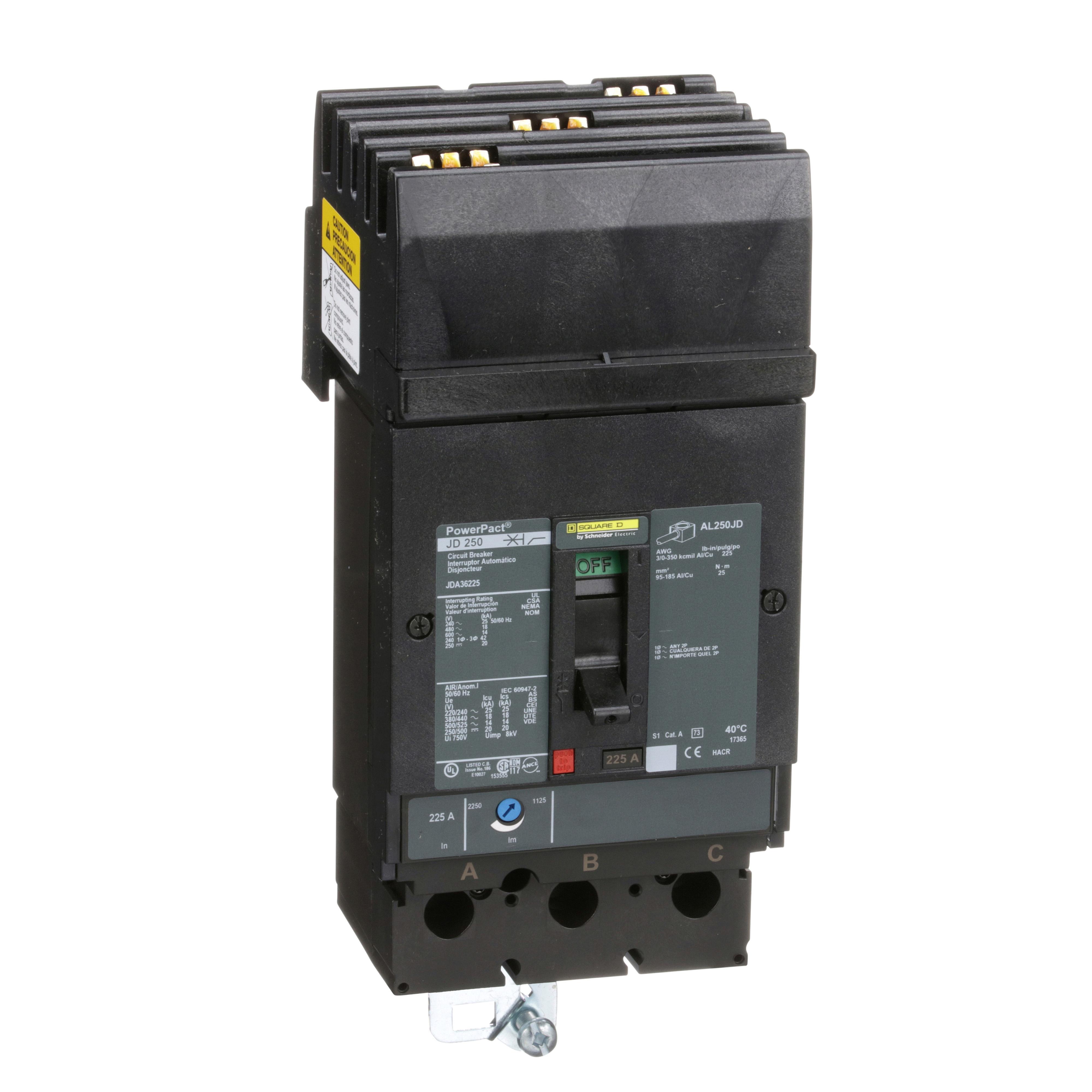 Square D™ JDA362256 Molded Case Circuit Breakers