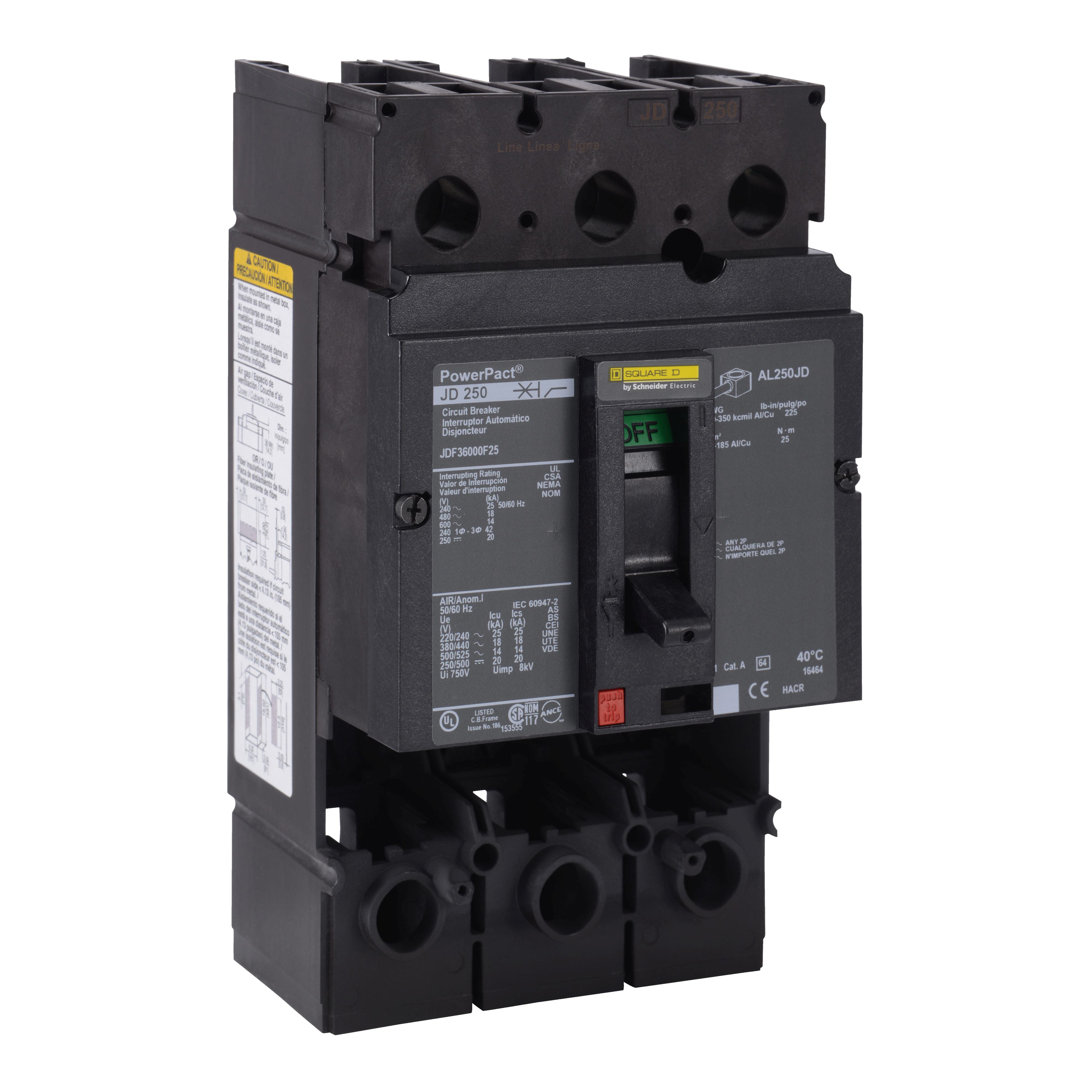 Square D™ JDF36000F25 Breaker Frames