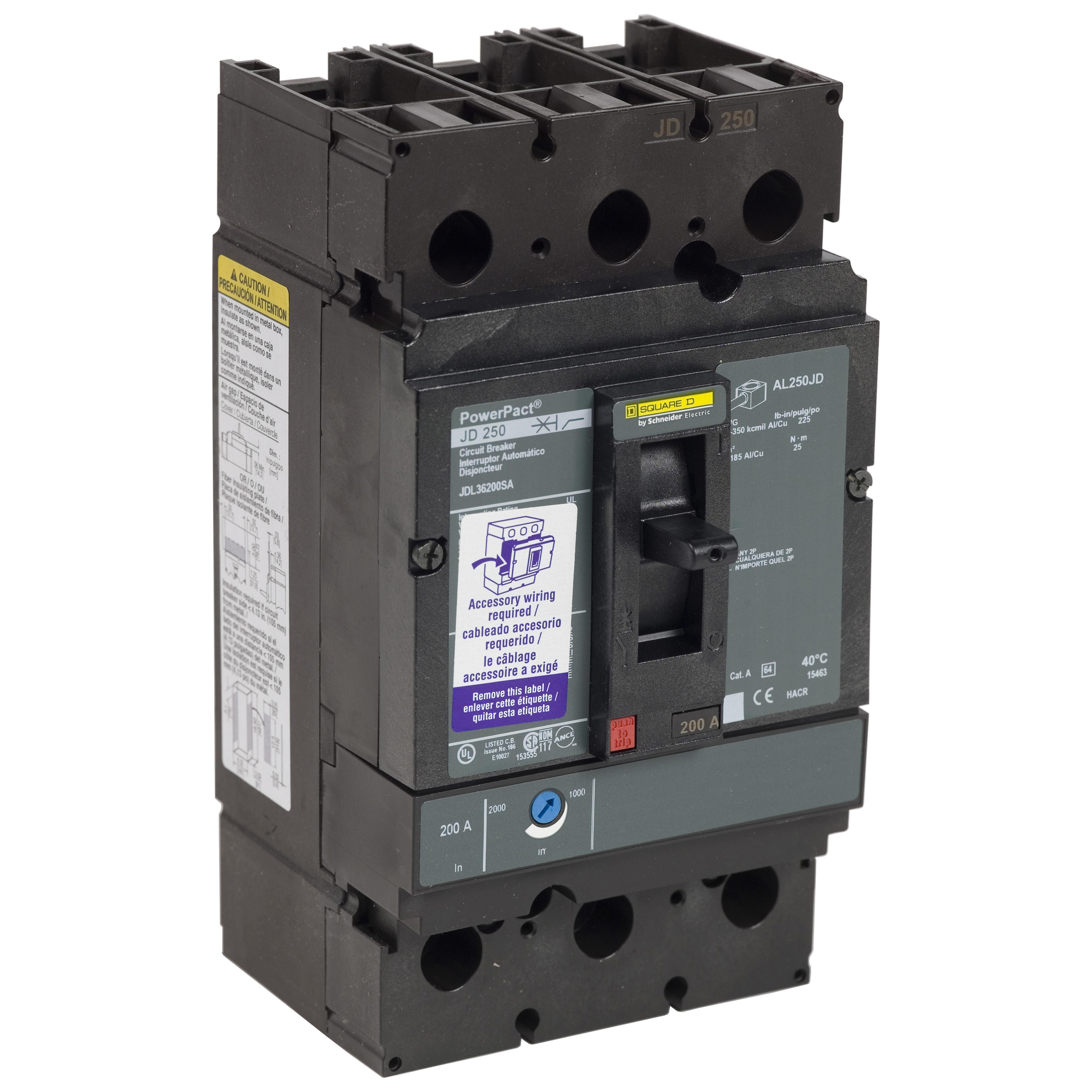 Square D™ JDL36200C Molded Case Circuit Breakers