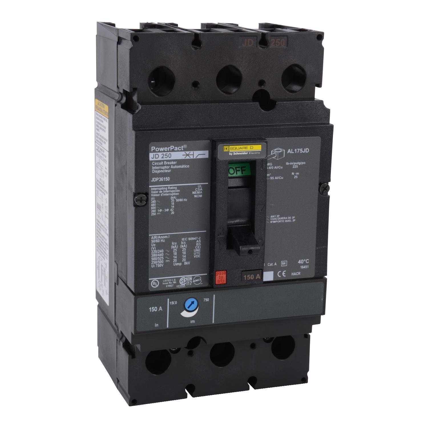 Square D™ JDP36200 Molded Case Circuit Breakers