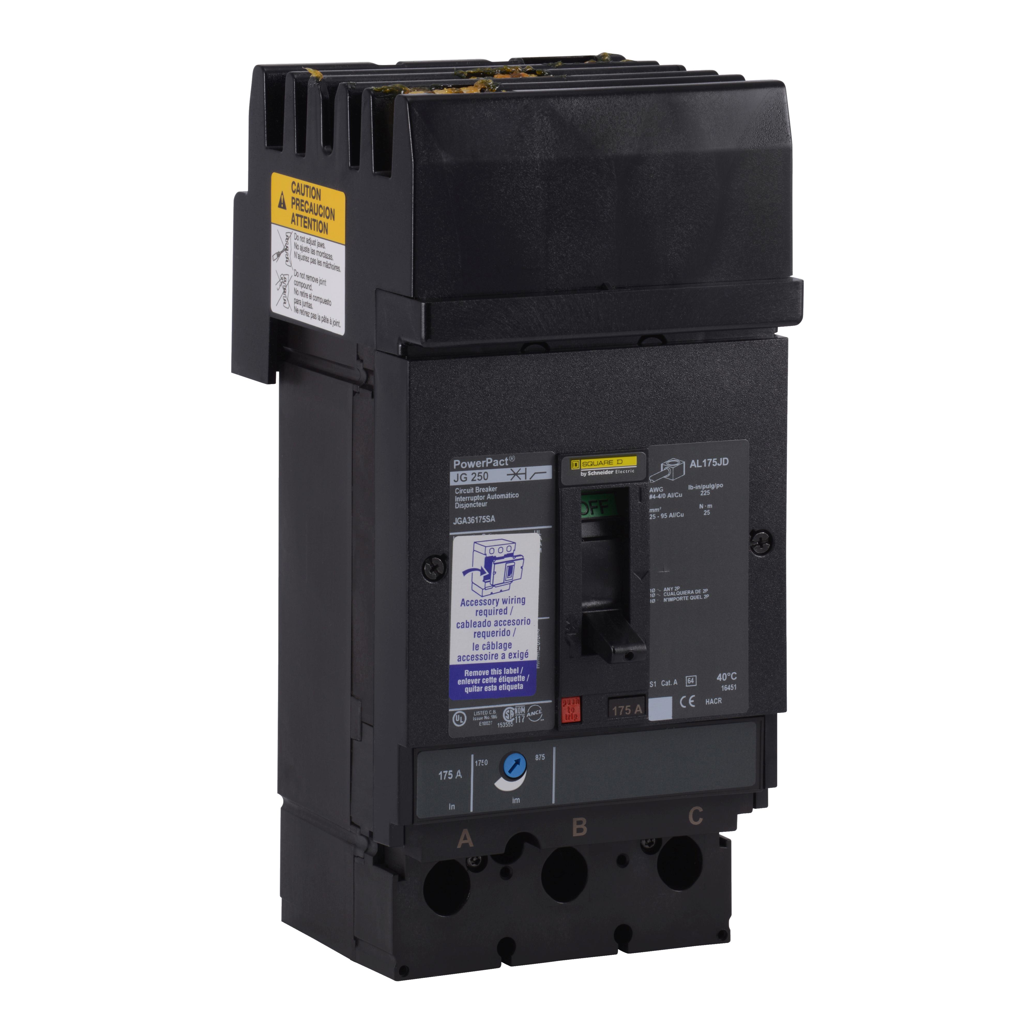Square D™ JGA36200SA Molded Case Circuit Breakers