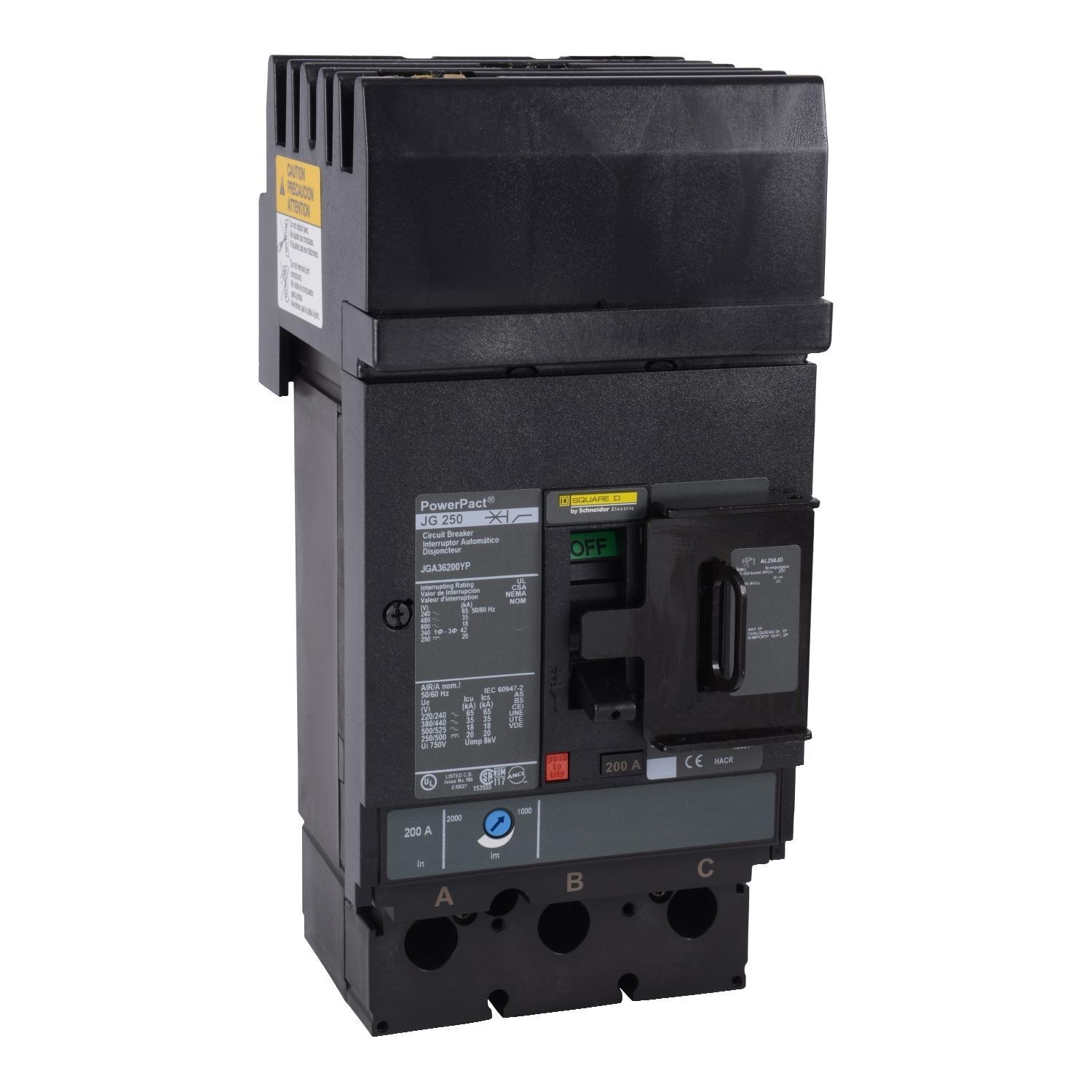 Square D™ JGA36200YP Molded Case Circuit Breakers