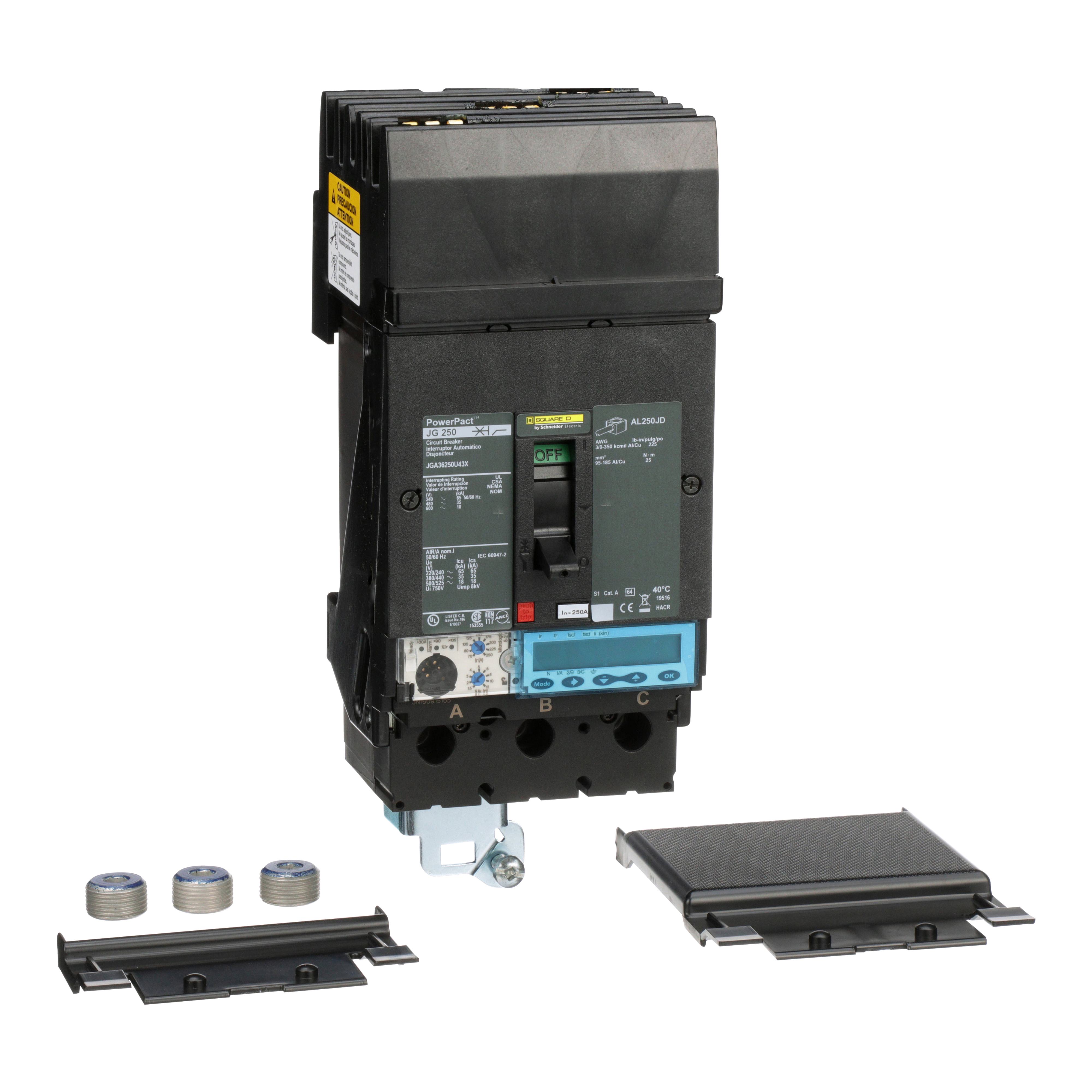 Square D™ JGA36250U43X Molded Case Circuit Breakers
