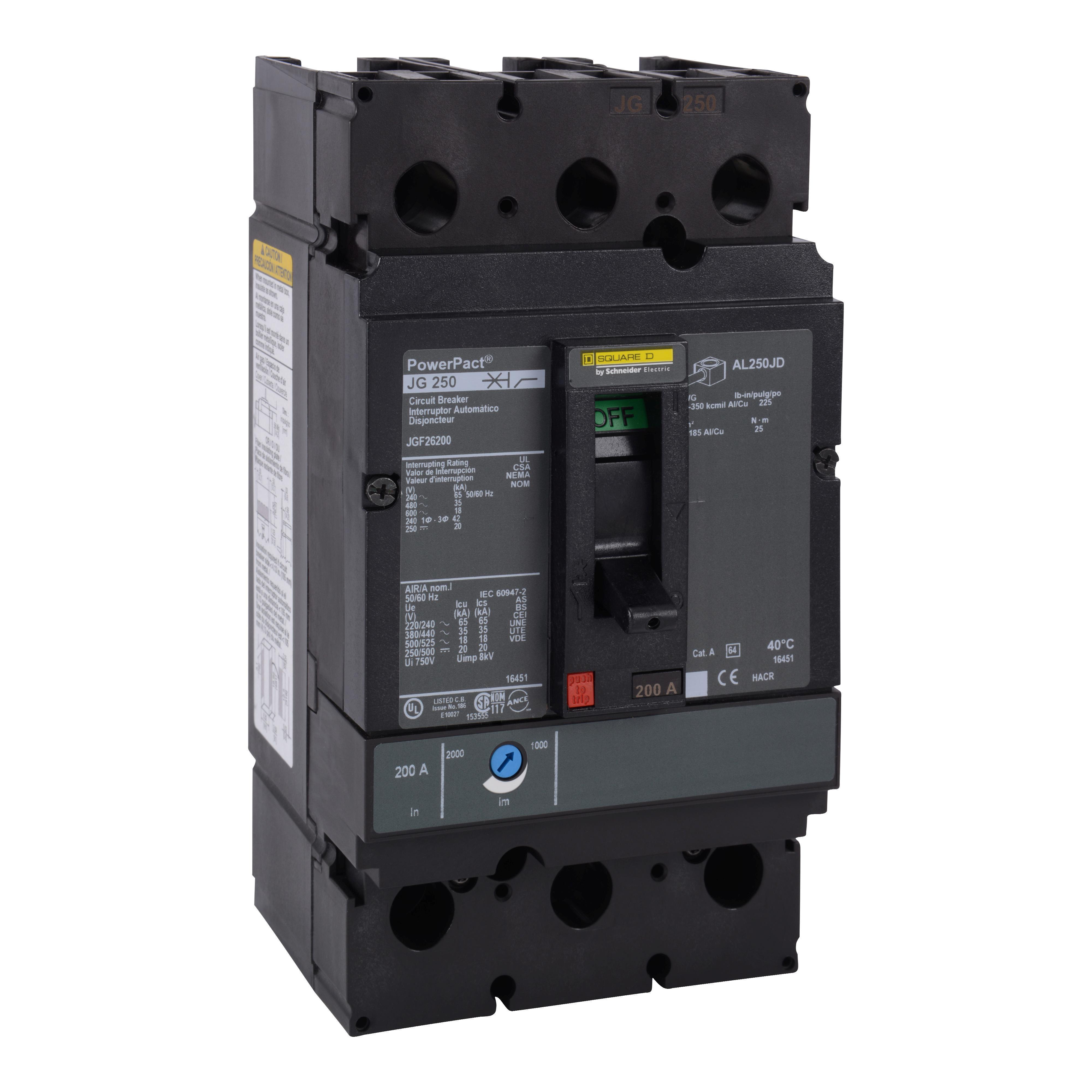 Square D™ JGF26200 Molded Case Circuit Breakers