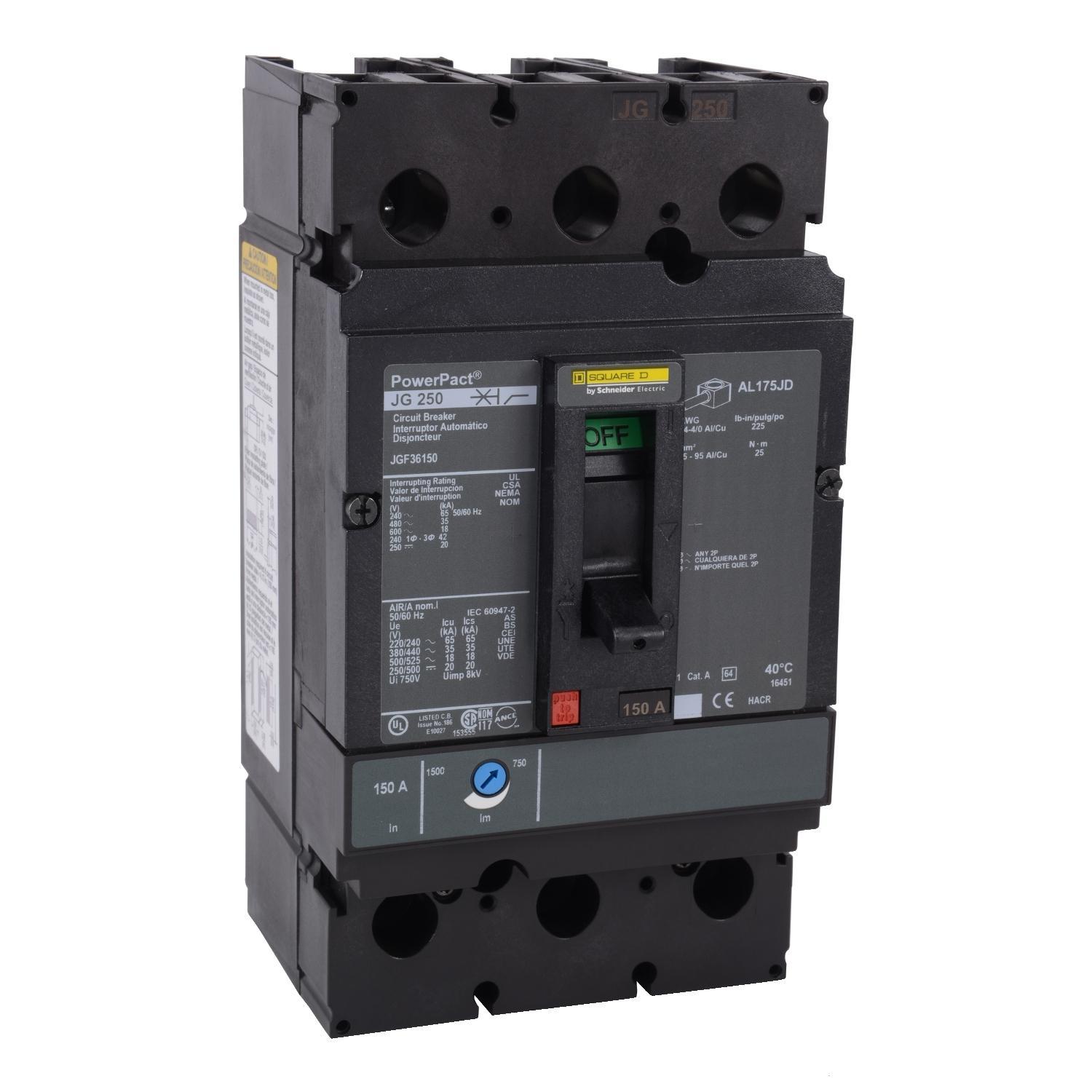 Square D™ JGF36225 Molded Case Circuit Breakers